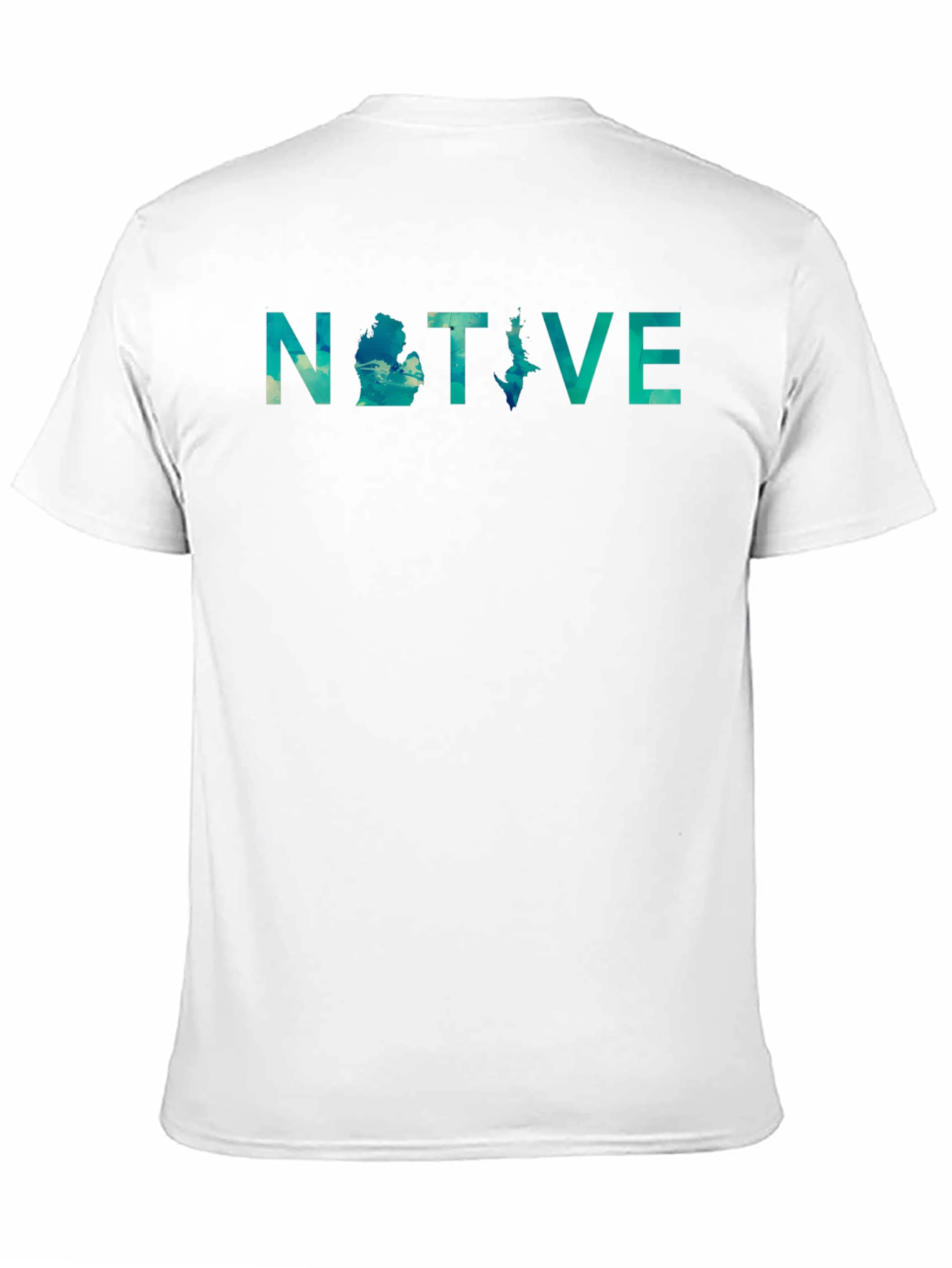 Michigan Native Tee - Ocean Graphic