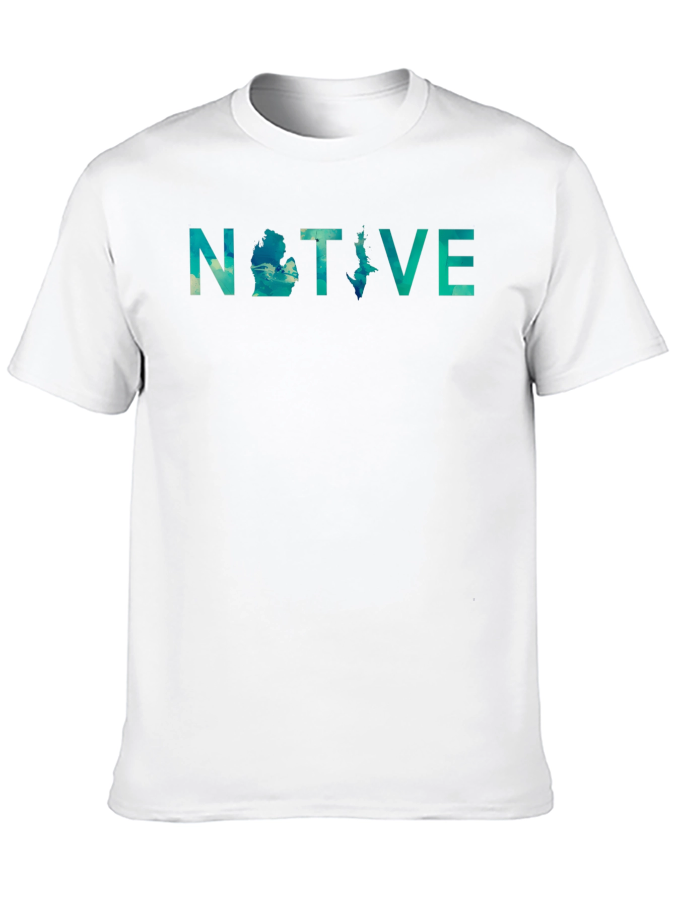 Michigan Native Tee - Ocean Graphic
