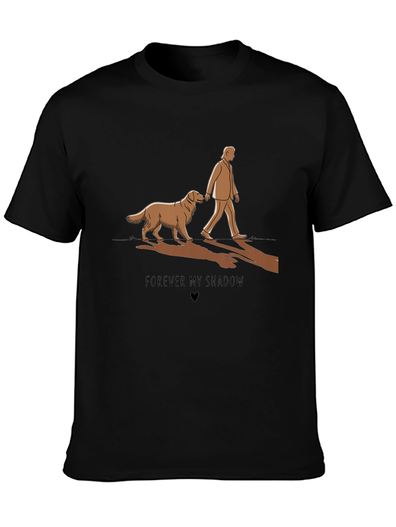 Forever My Shadow T-Shirt Dog Lover Tee