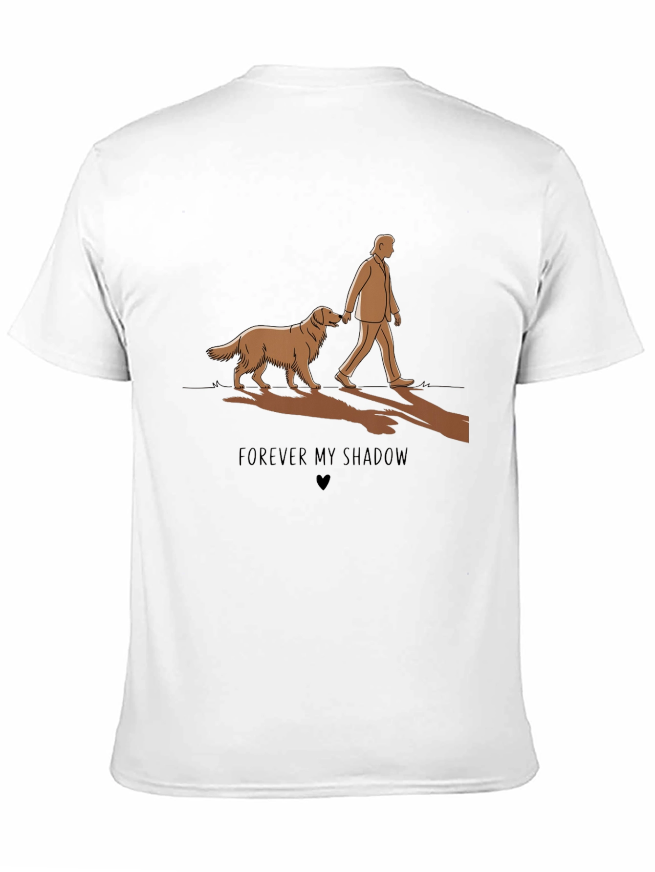 Forever My Shadow T-Shirt Dog Lover Tee