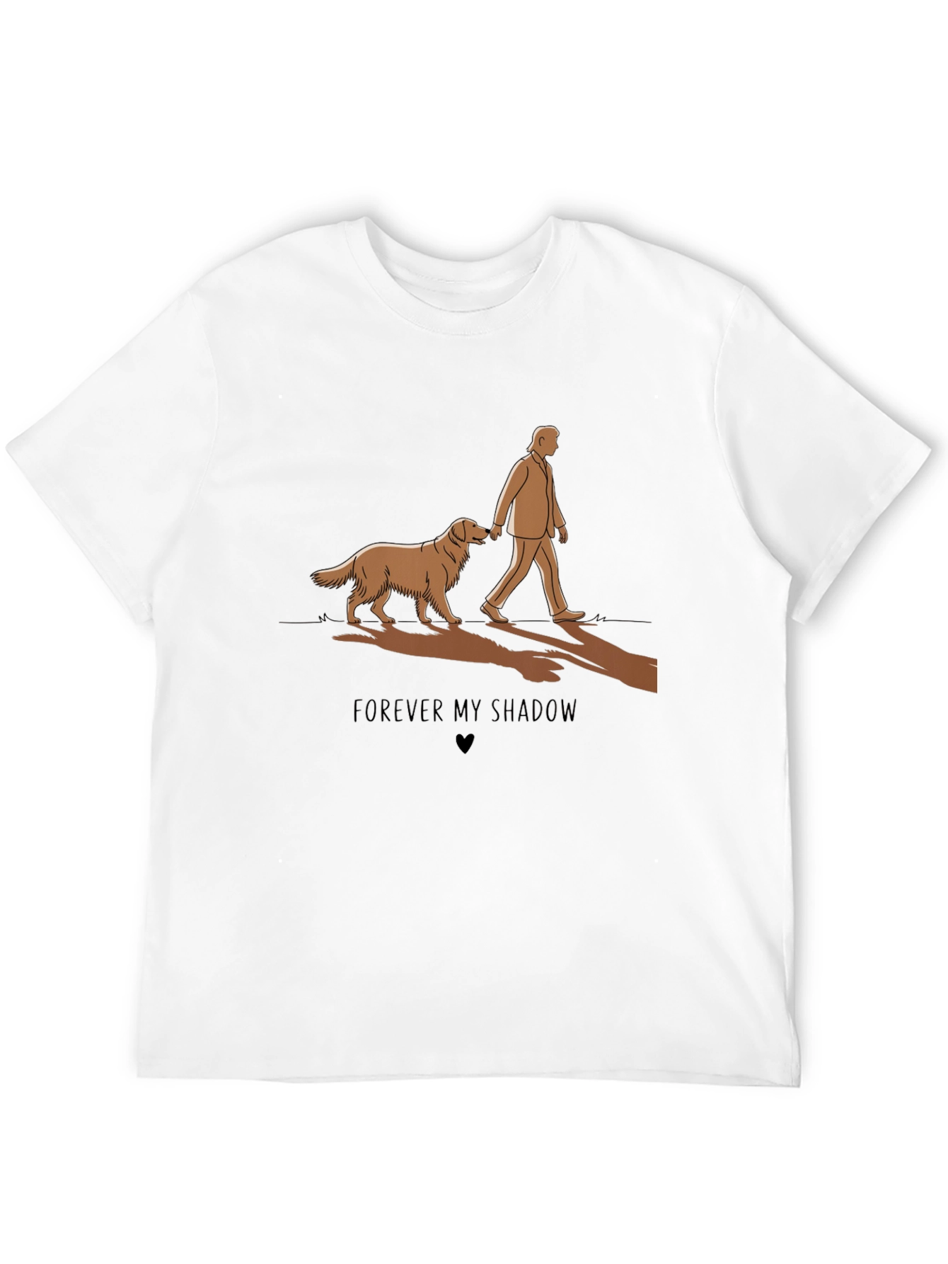 Forever My Shadow T-Shirt Dog Lover Tee