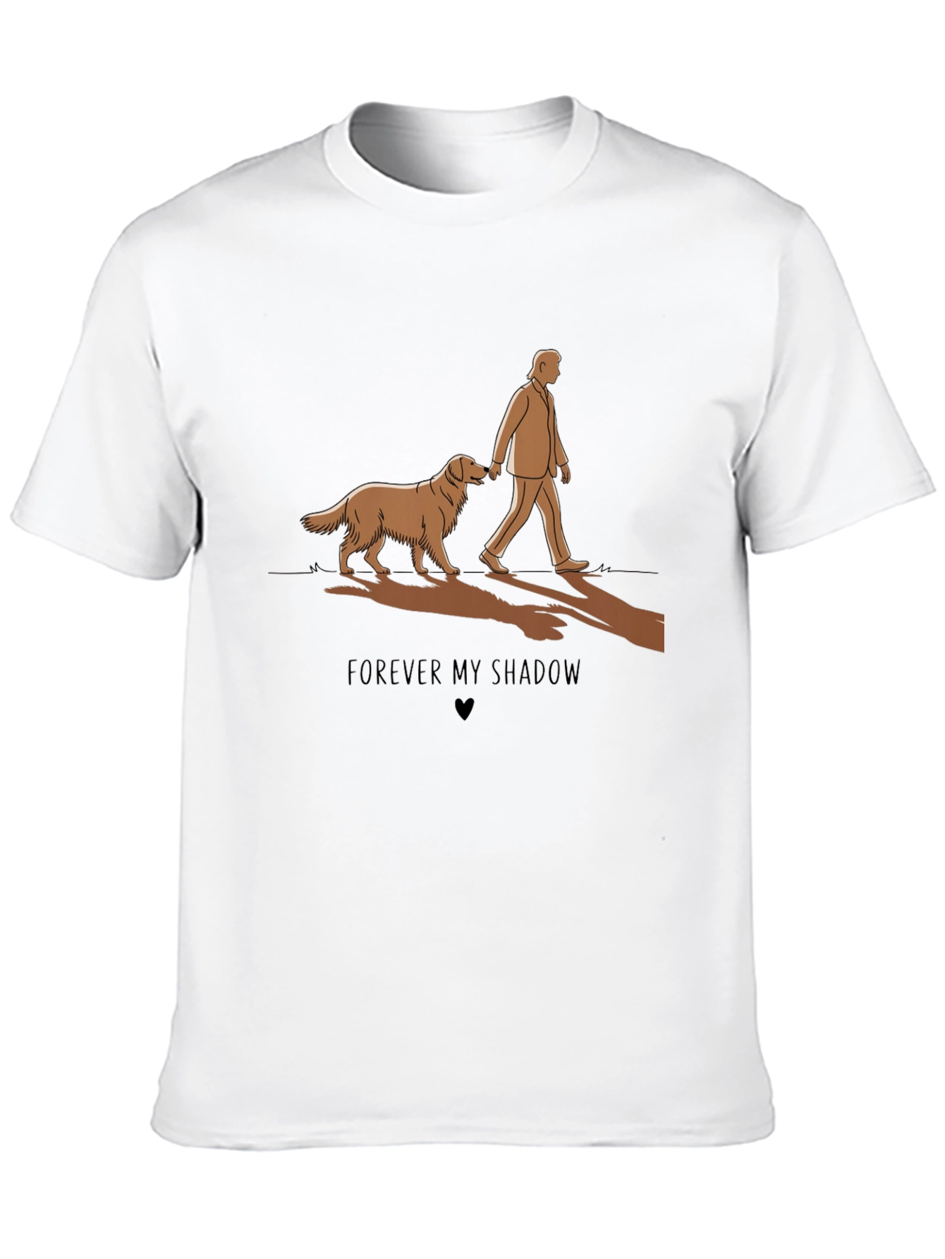 Forever My Shadow T-Shirt Dog Lover Tee
