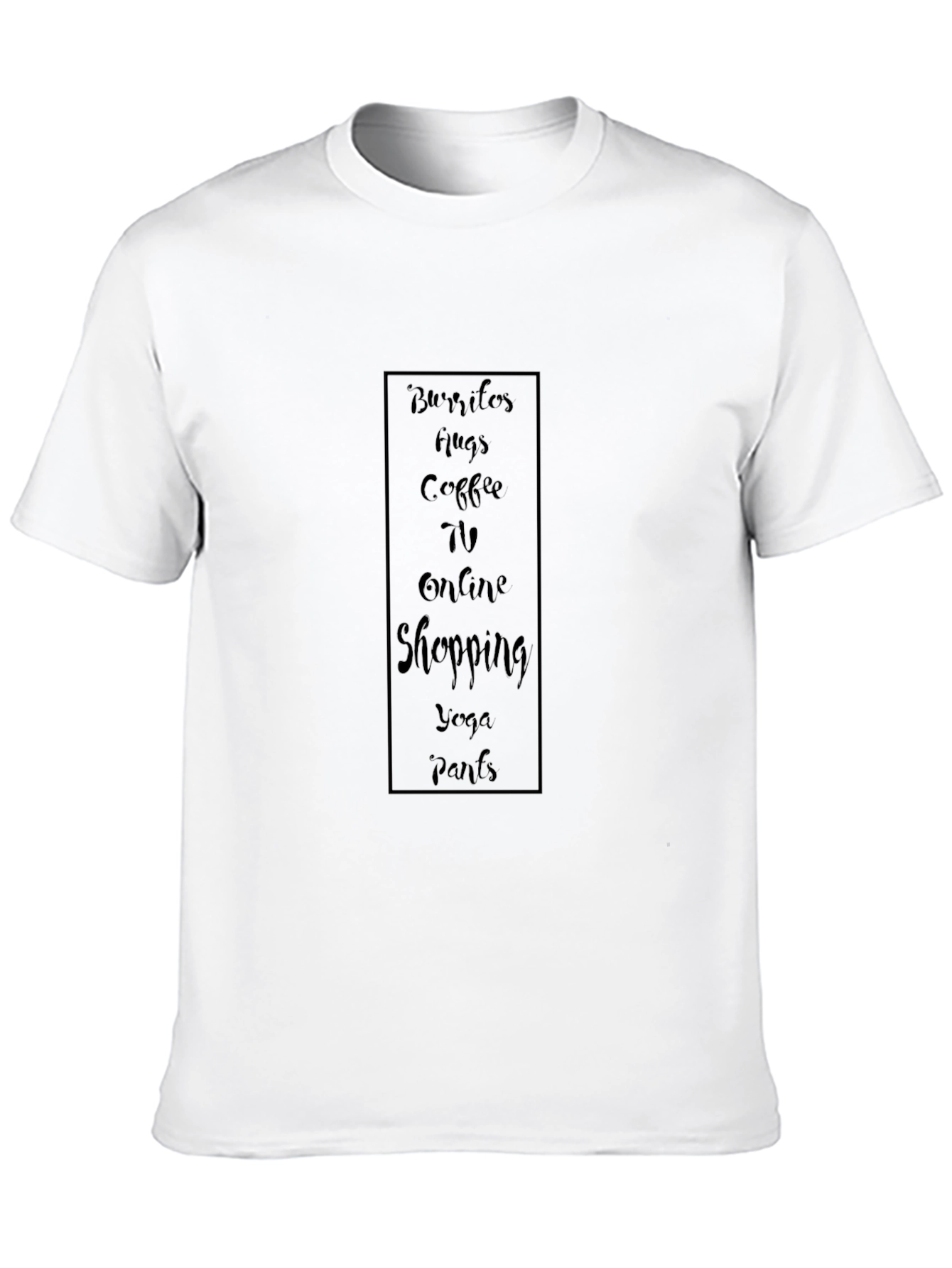 Burritos Hugs Coffee TV Graphic Tee