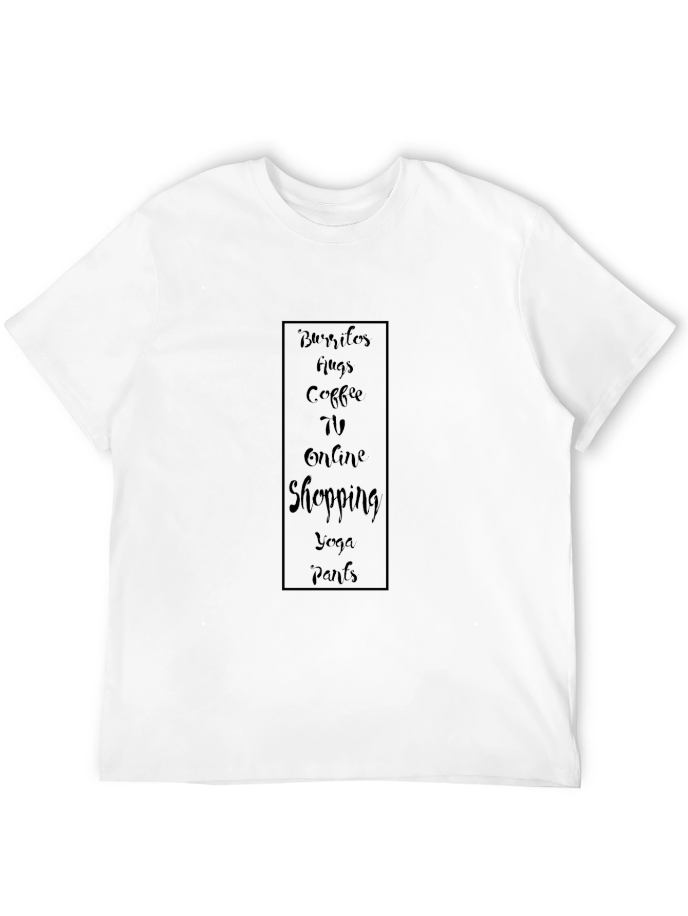 Burritos Hugs Coffee TV Graphic Tee