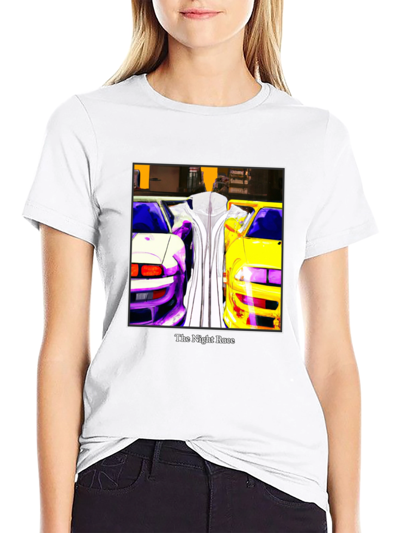 The Night Race Graphic Tee - Car Enthusiast Apparel