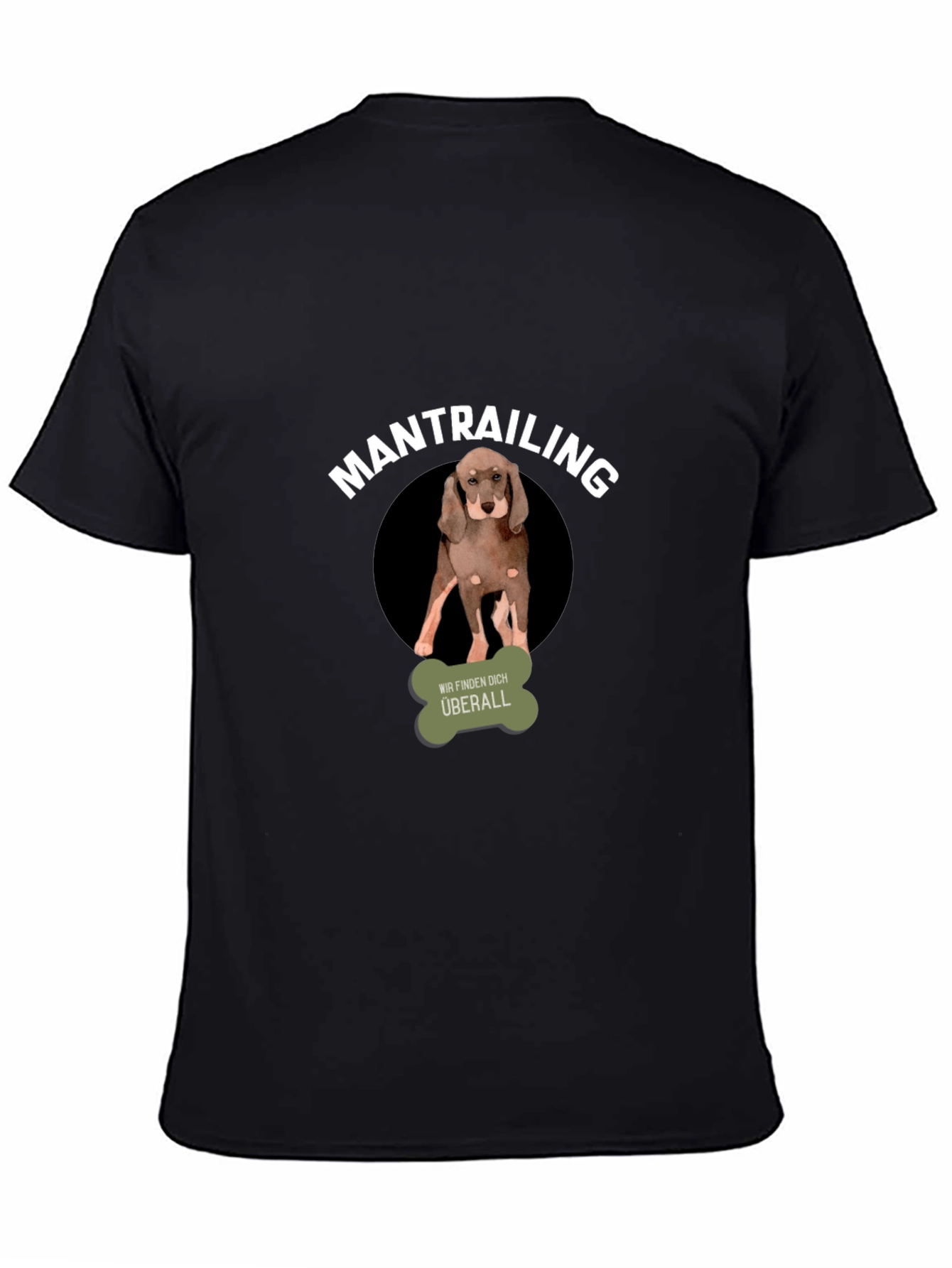 Mantrailing Dog T-Shirt - Weimaraner Design
