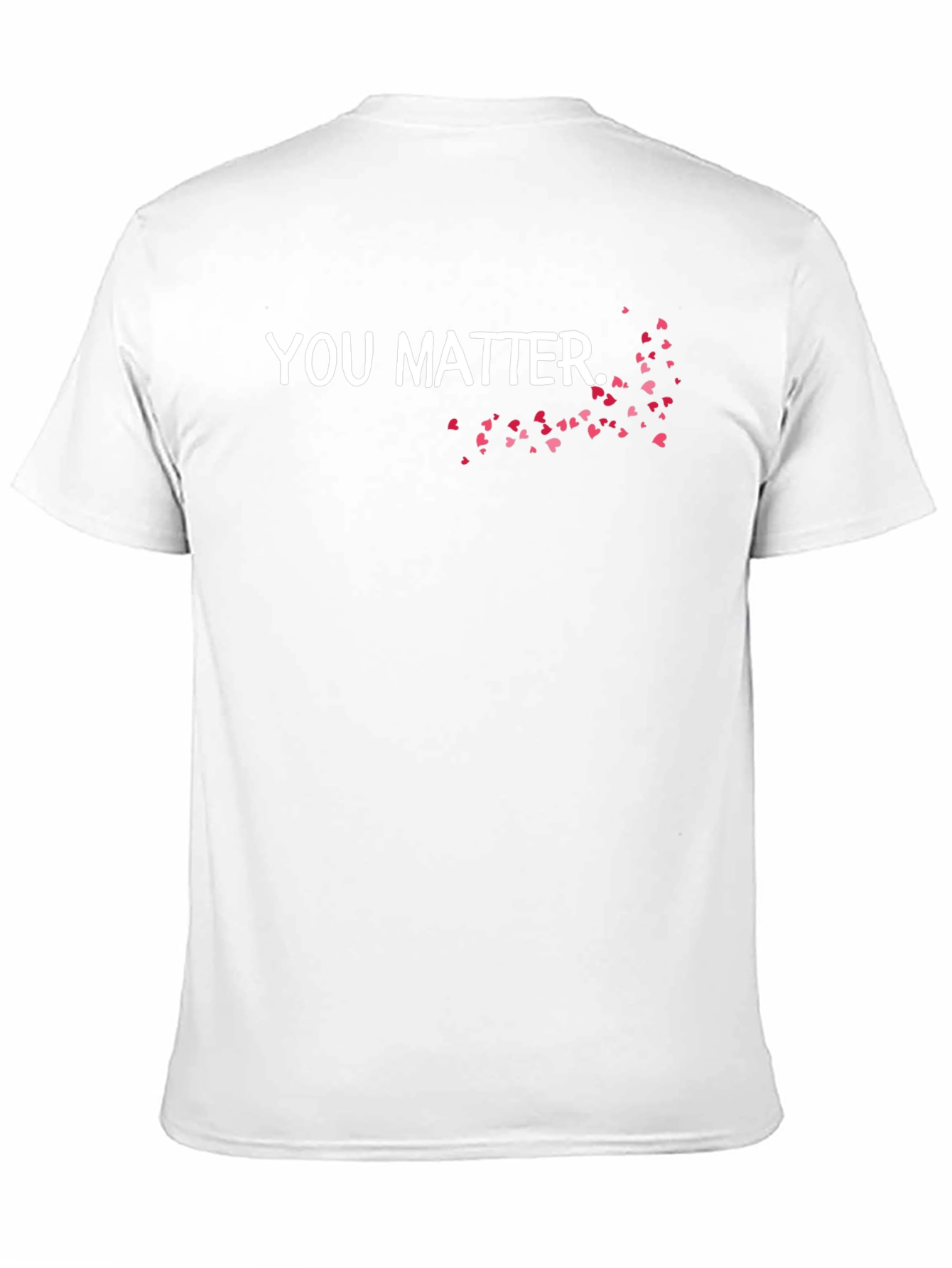 You Matter Heart Graphic Tee - Black