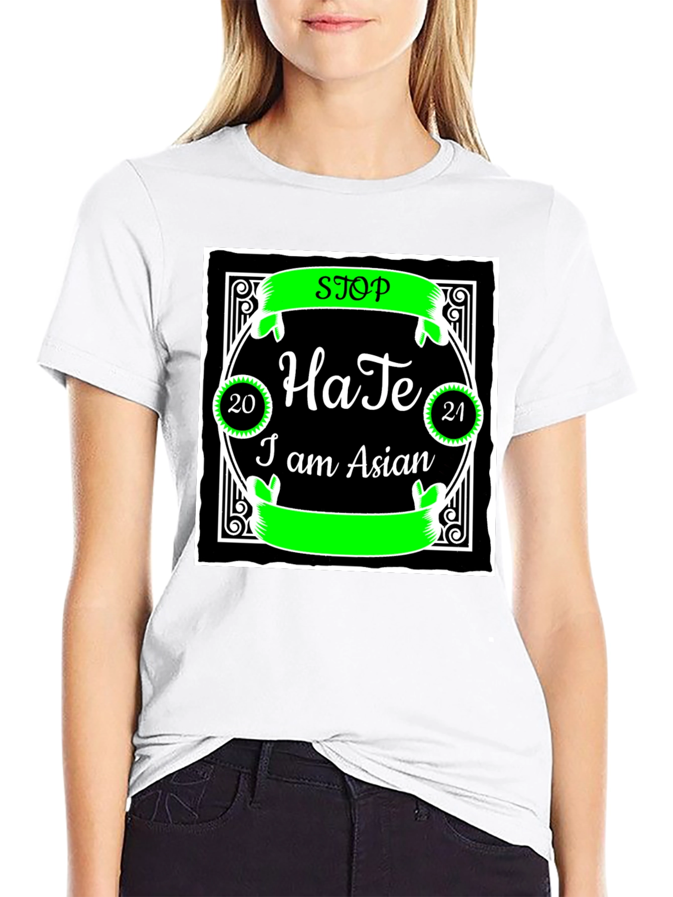 Stop Hate I am Asian T-Shirt