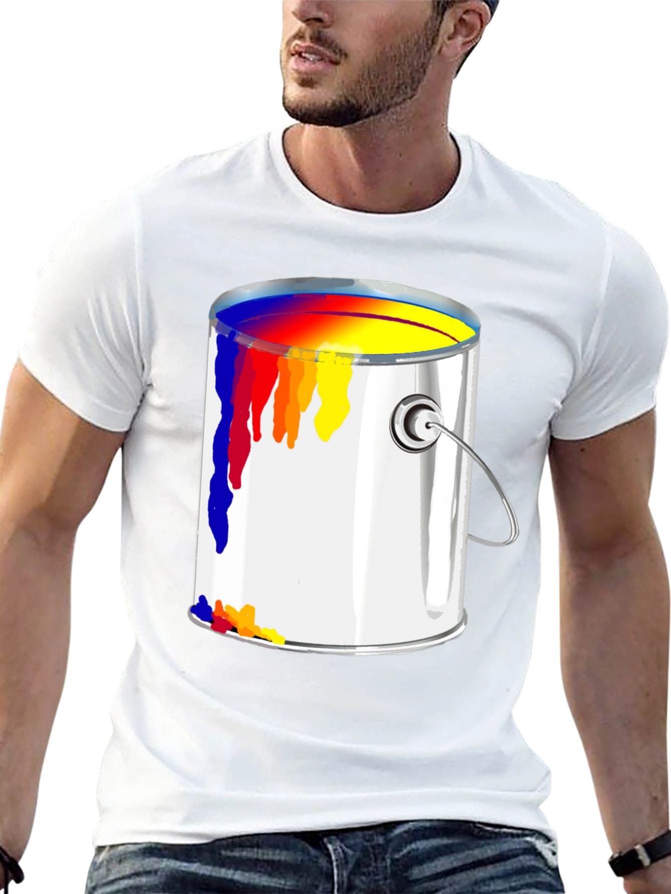 Paint Can Tee - Unique Graphic T-Shirt