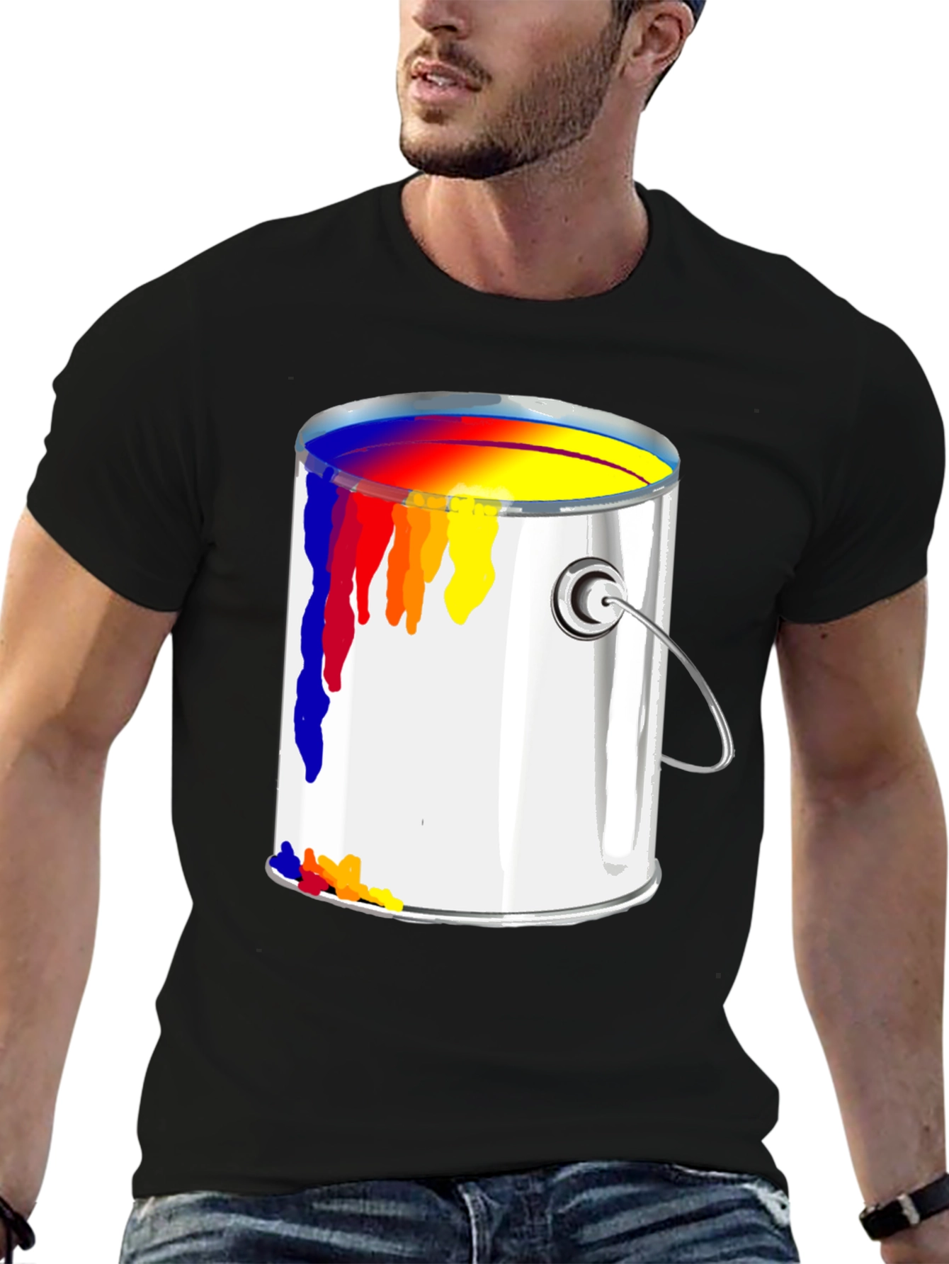 Paint Can Tee - Unique Graphic T-Shirt