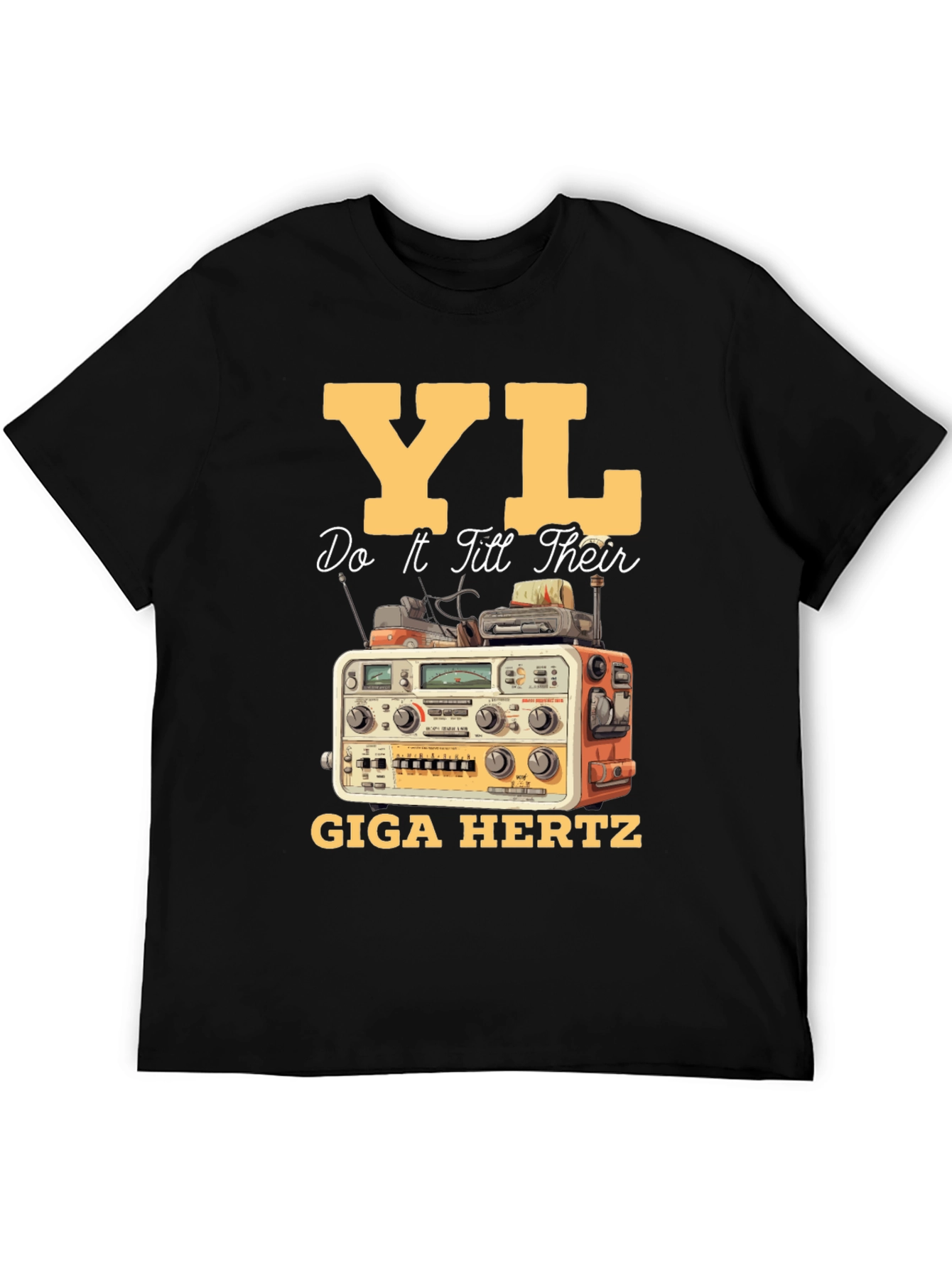 YL Giga Hertz Black T-Shirt