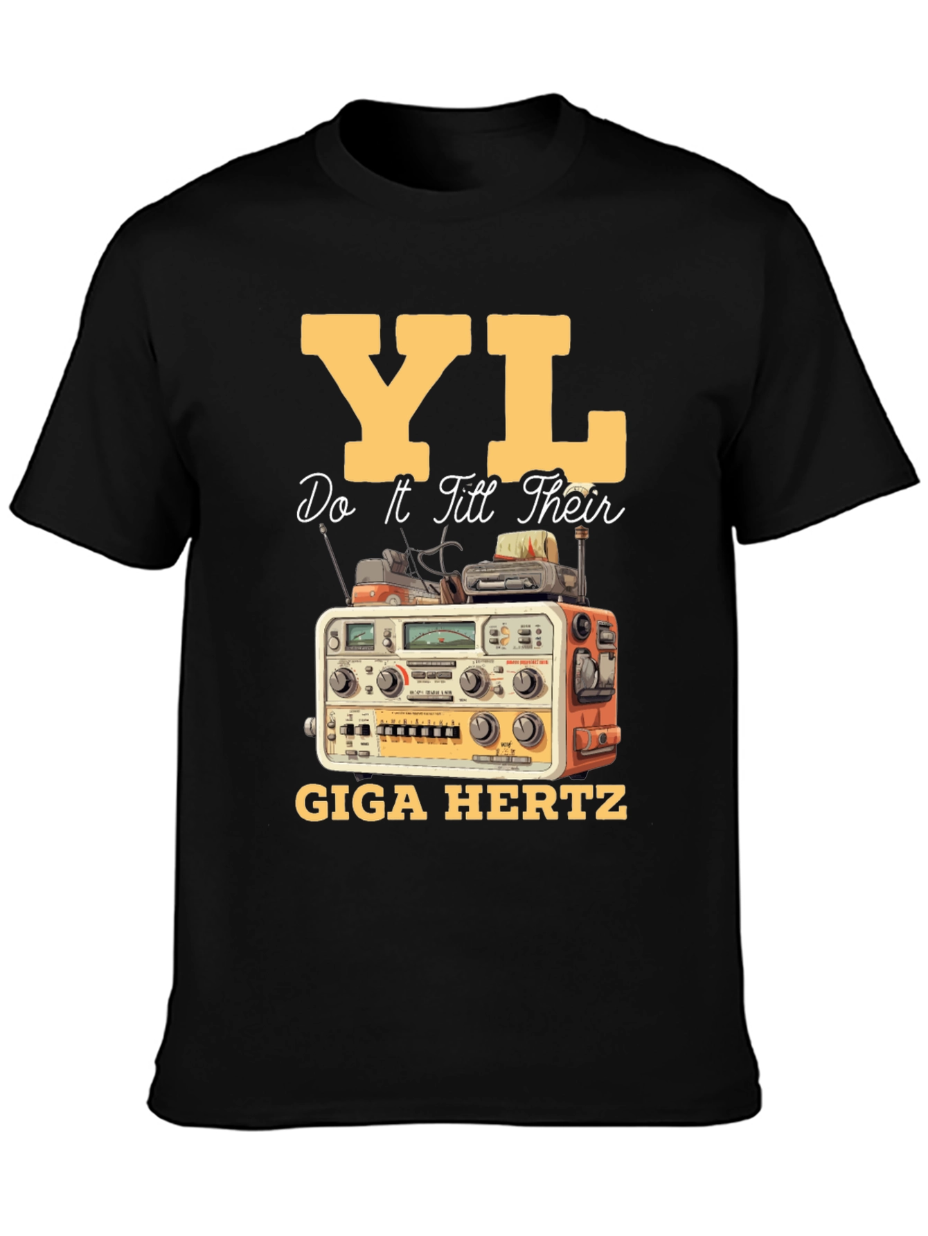 YL Giga Hertz Black T-Shirt