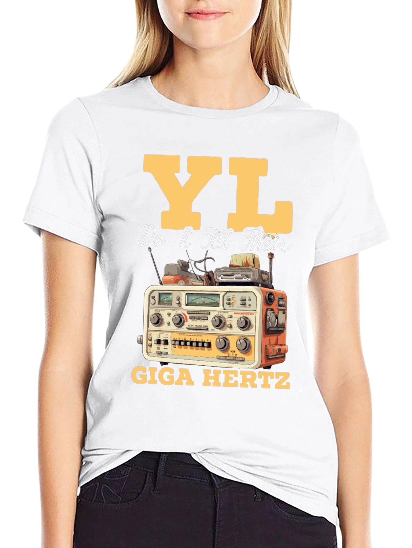 YL Giga Hertz Black T-Shirt