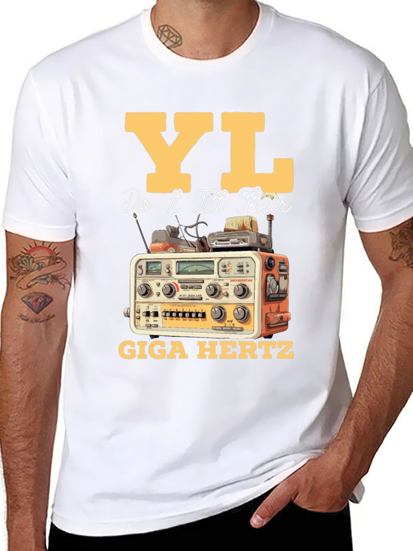 YL Giga Hertz Black T-Shirt