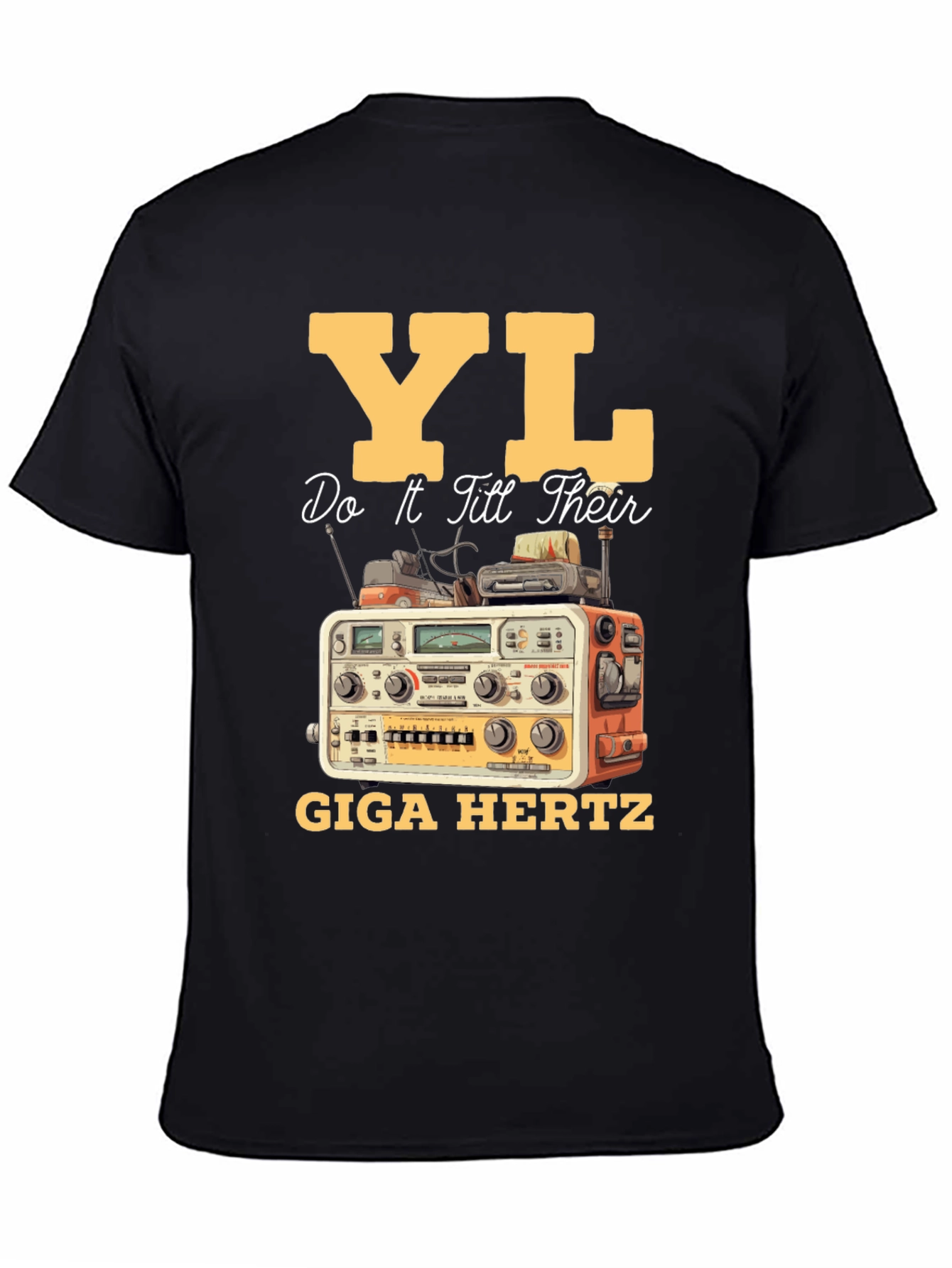 YL Giga Hertz Black T-Shirt