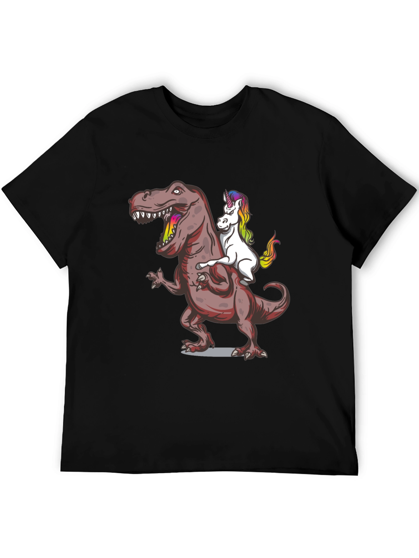 T-Rex Unicorn Rider Graphic Tee