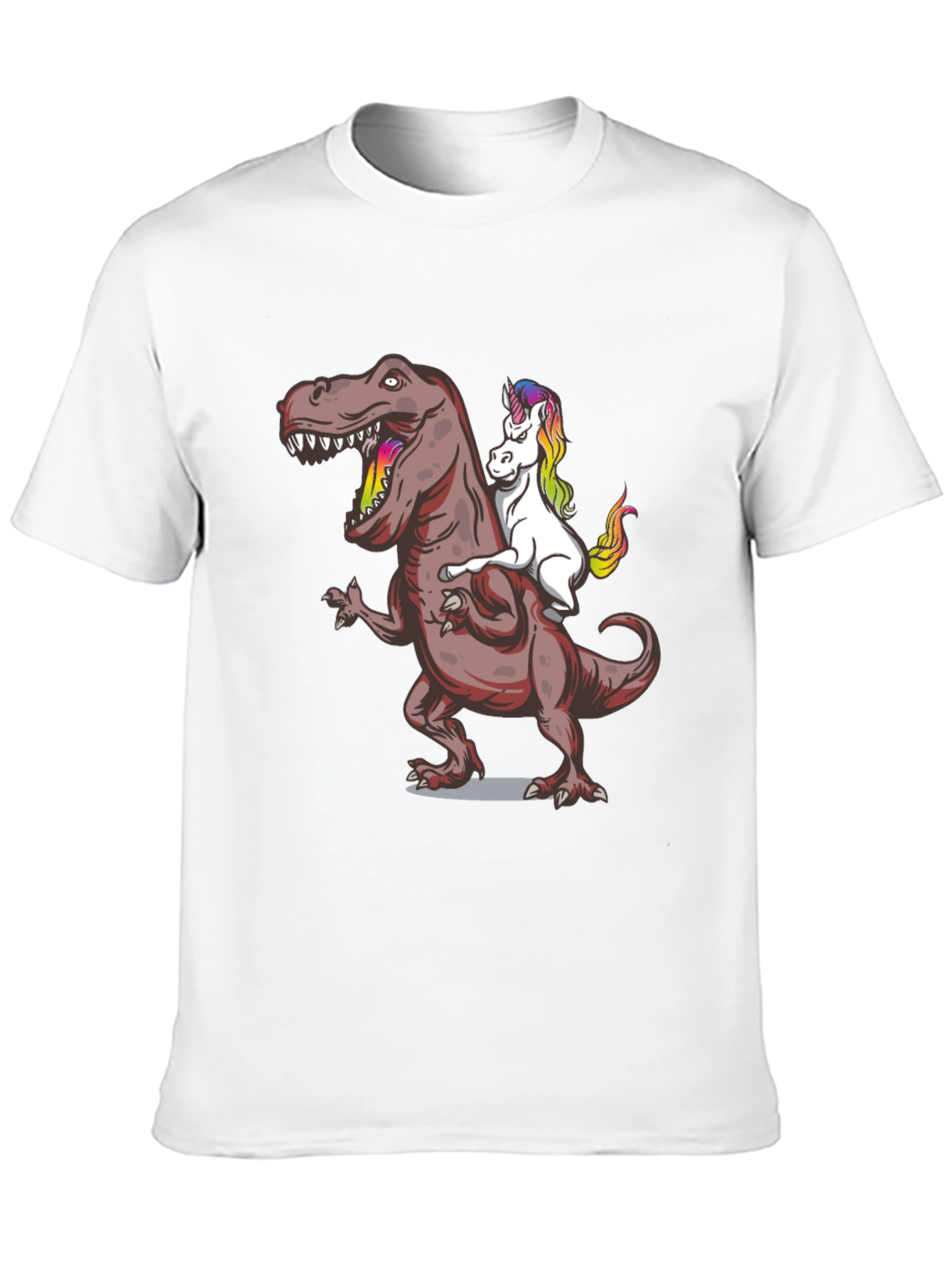 T-Rex Unicorn Rider Graphic Tee