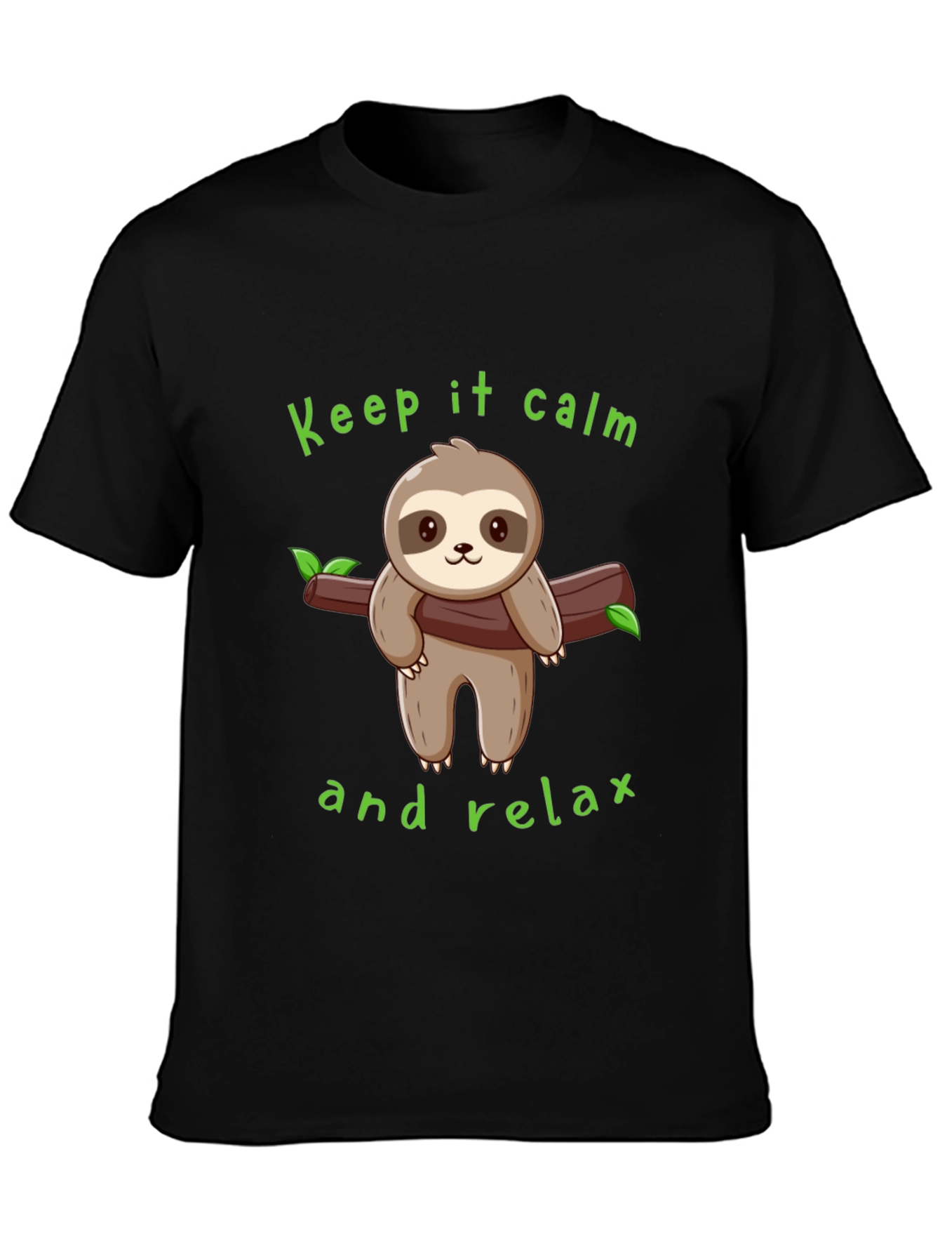 Keep Calm Sloth Graphic Tee