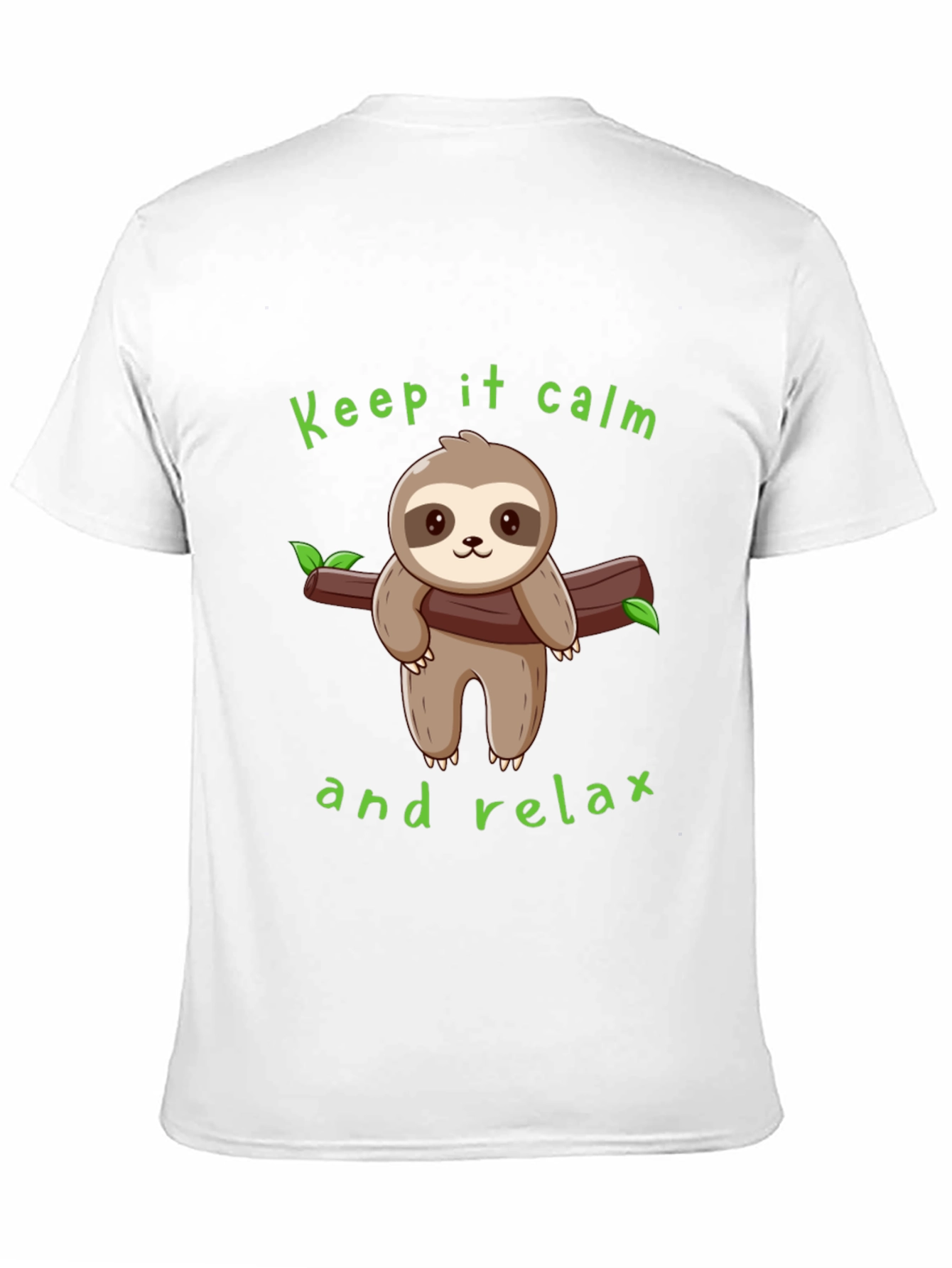 Keep Calm Sloth Graphic Tee