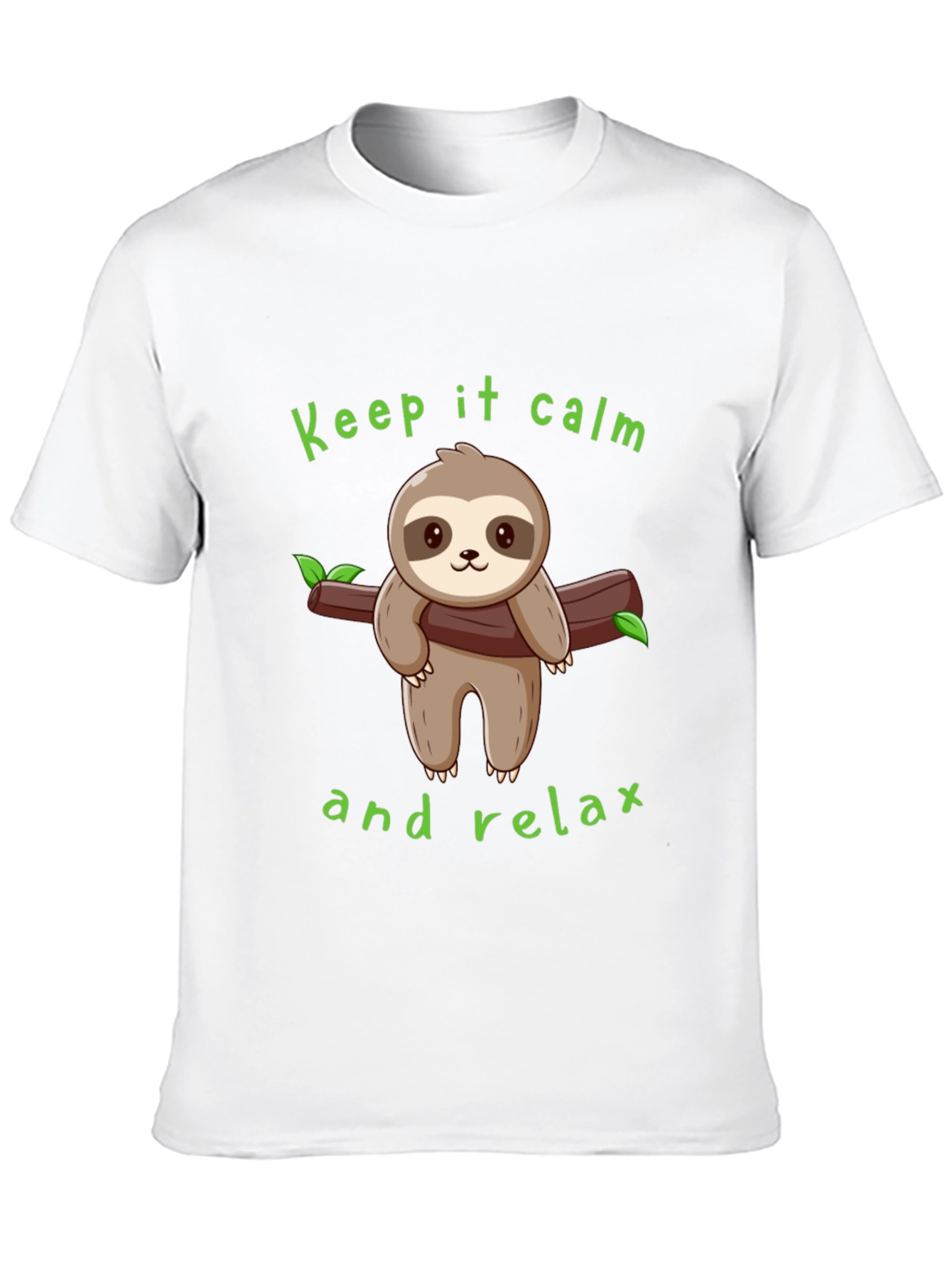 Keep Calm Sloth Graphic Tee