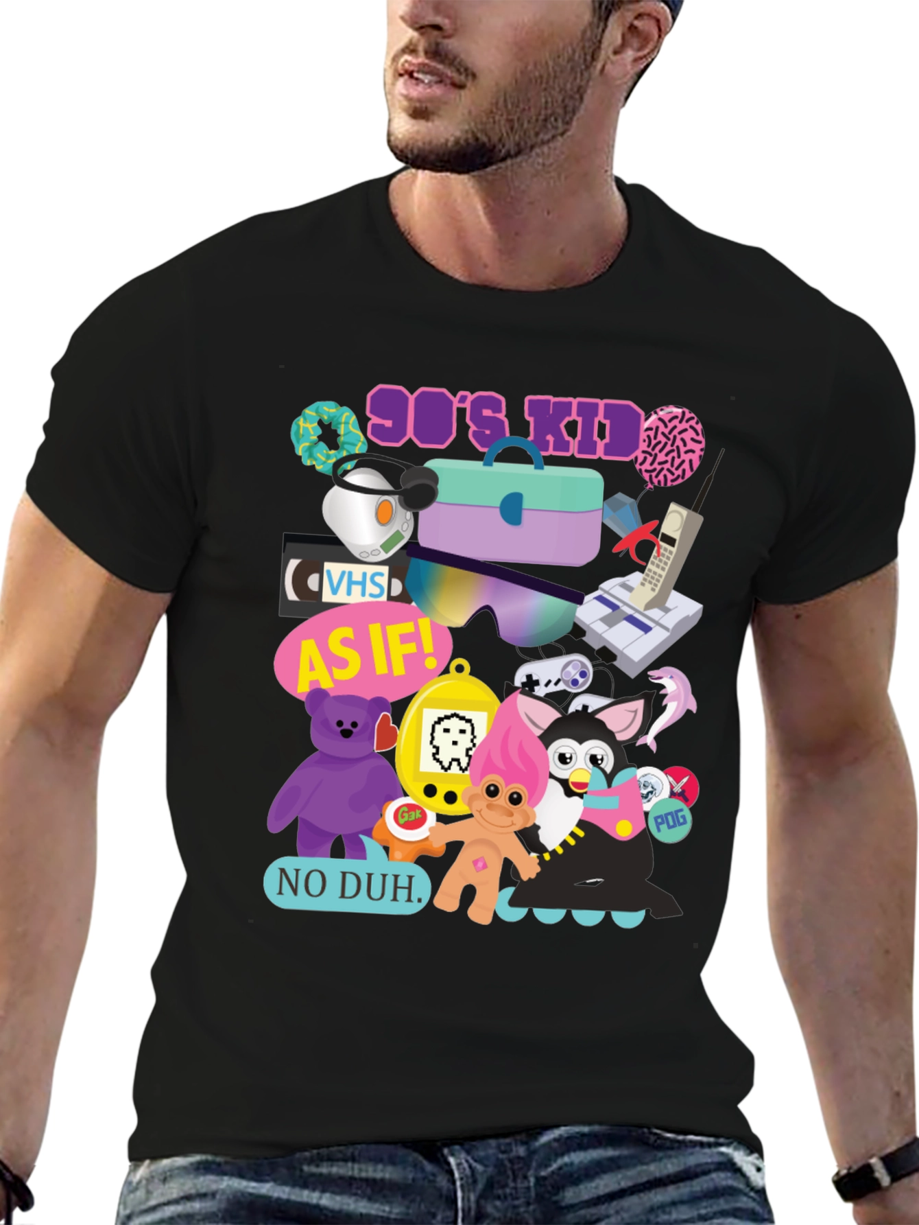 90s Kid Throwback Graphic Tee