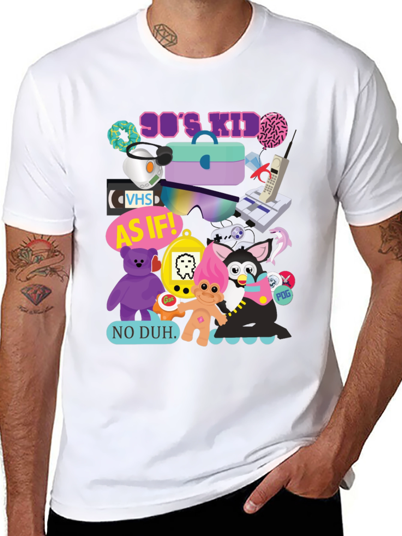 90s Kid Throwback Graphic Tee