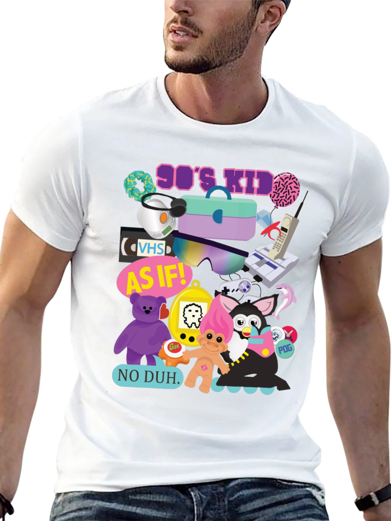 90s Kid Throwback Graphic Tee