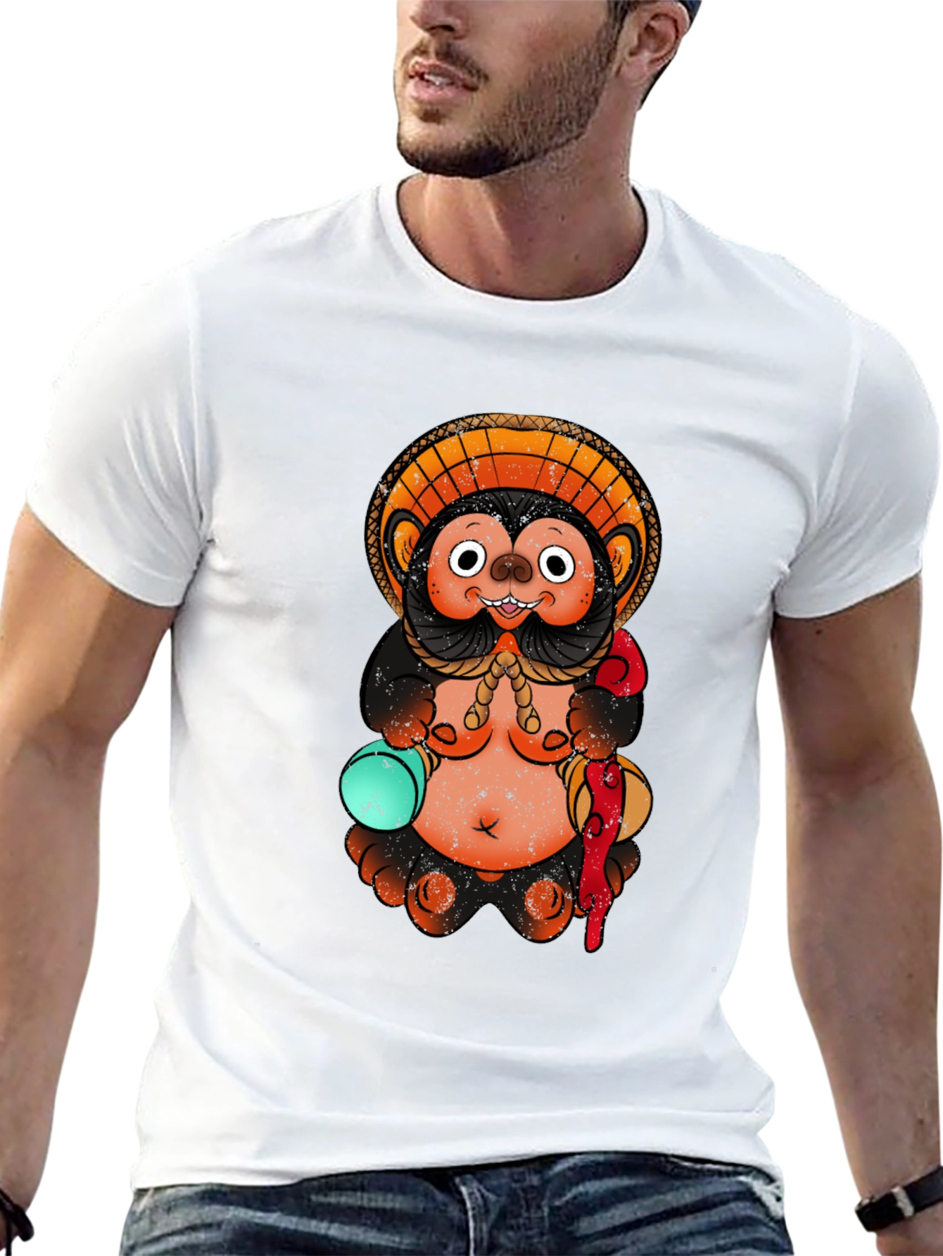 Tanuki T-Shirt - Japanese Folklore Design