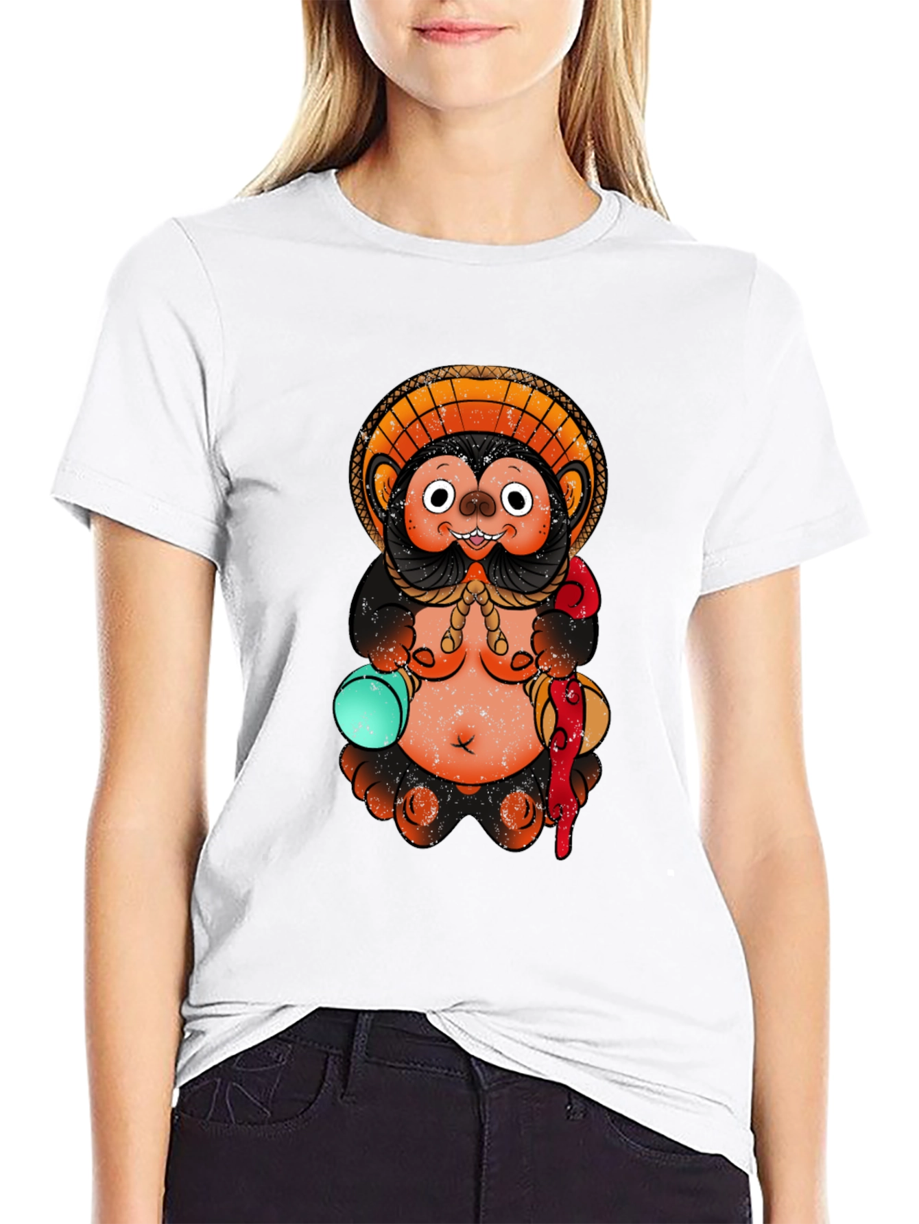 Tanuki T-Shirt - Japanese Folklore Design