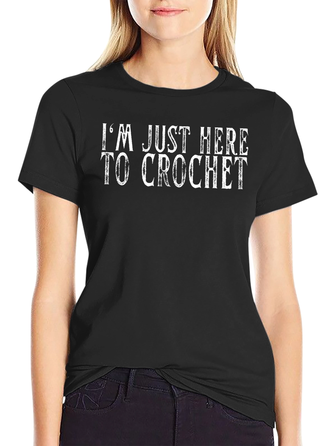 Im Just Here To Crochet T-Shirt