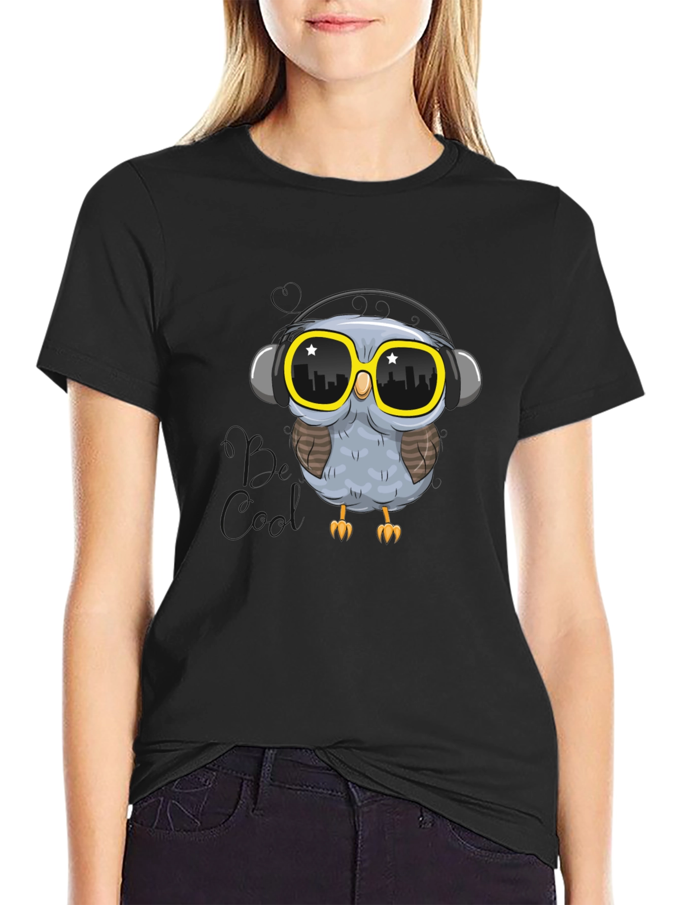 Cool Owl Graphic Tee - Urban Style