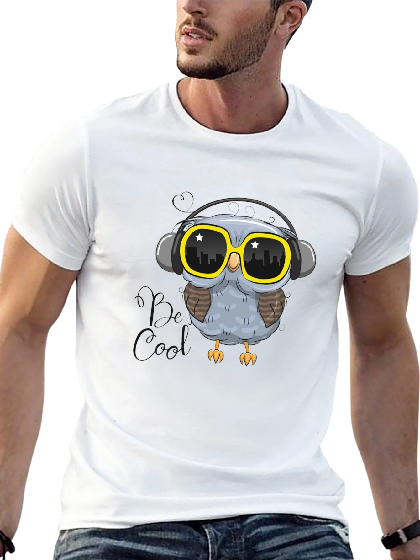 Cool Owl Graphic Tee - Urban Style