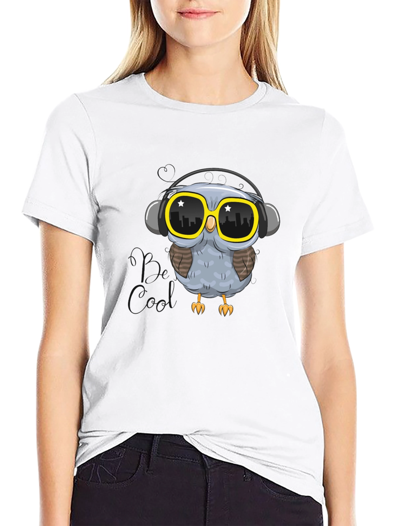 Cool Owl Graphic Tee - Urban Style