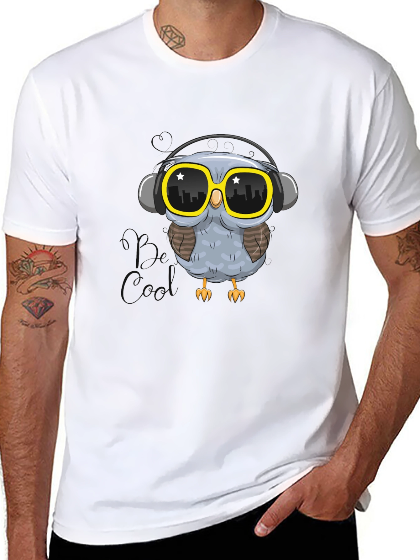 Cool Owl Graphic Tee - Urban Style