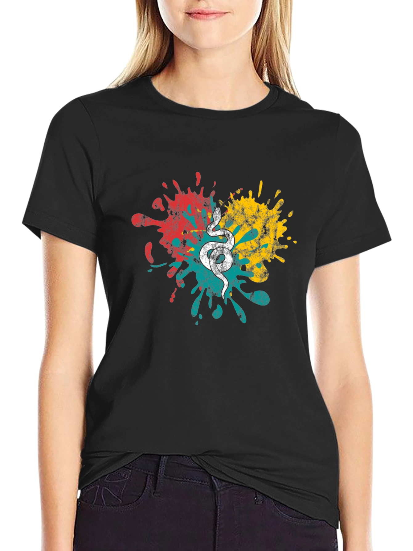 Snake Splash Graphic T-Shirt