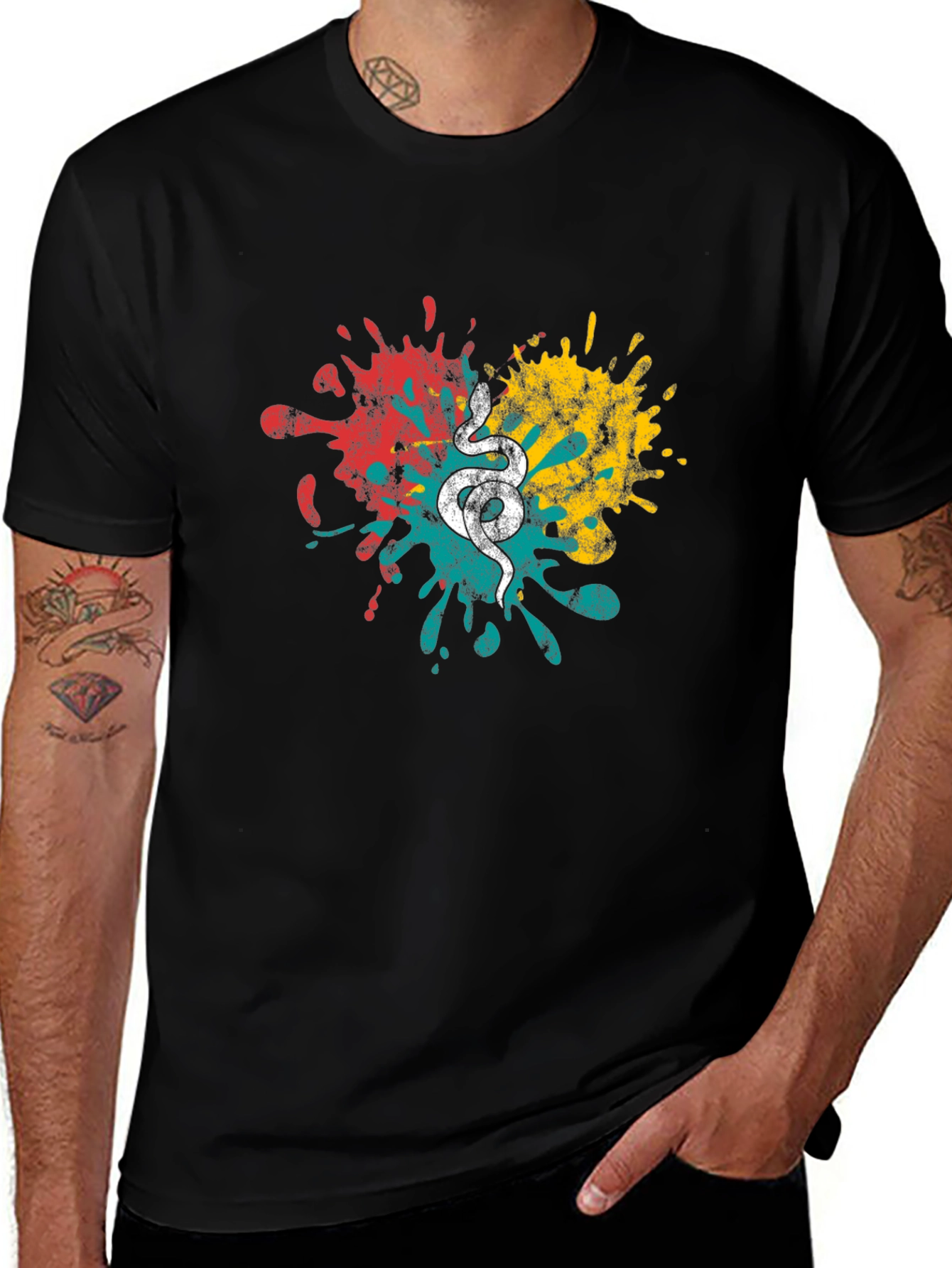 Snake Splash Graphic T-Shirt