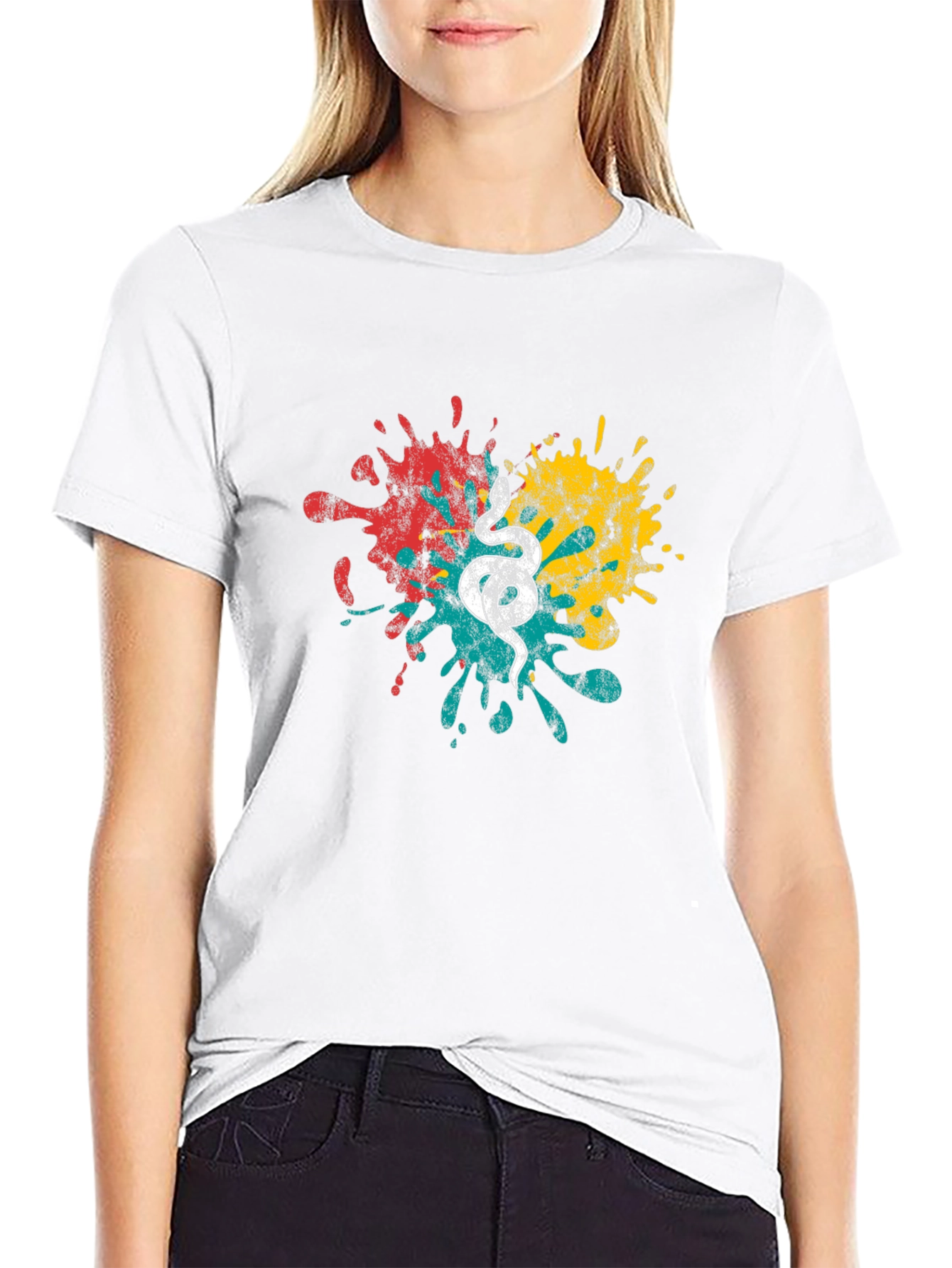 Snake Splash Graphic T-Shirt