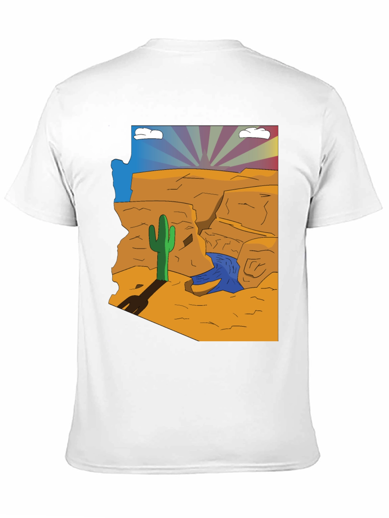 Arizona Desert Scene Graphic Tee