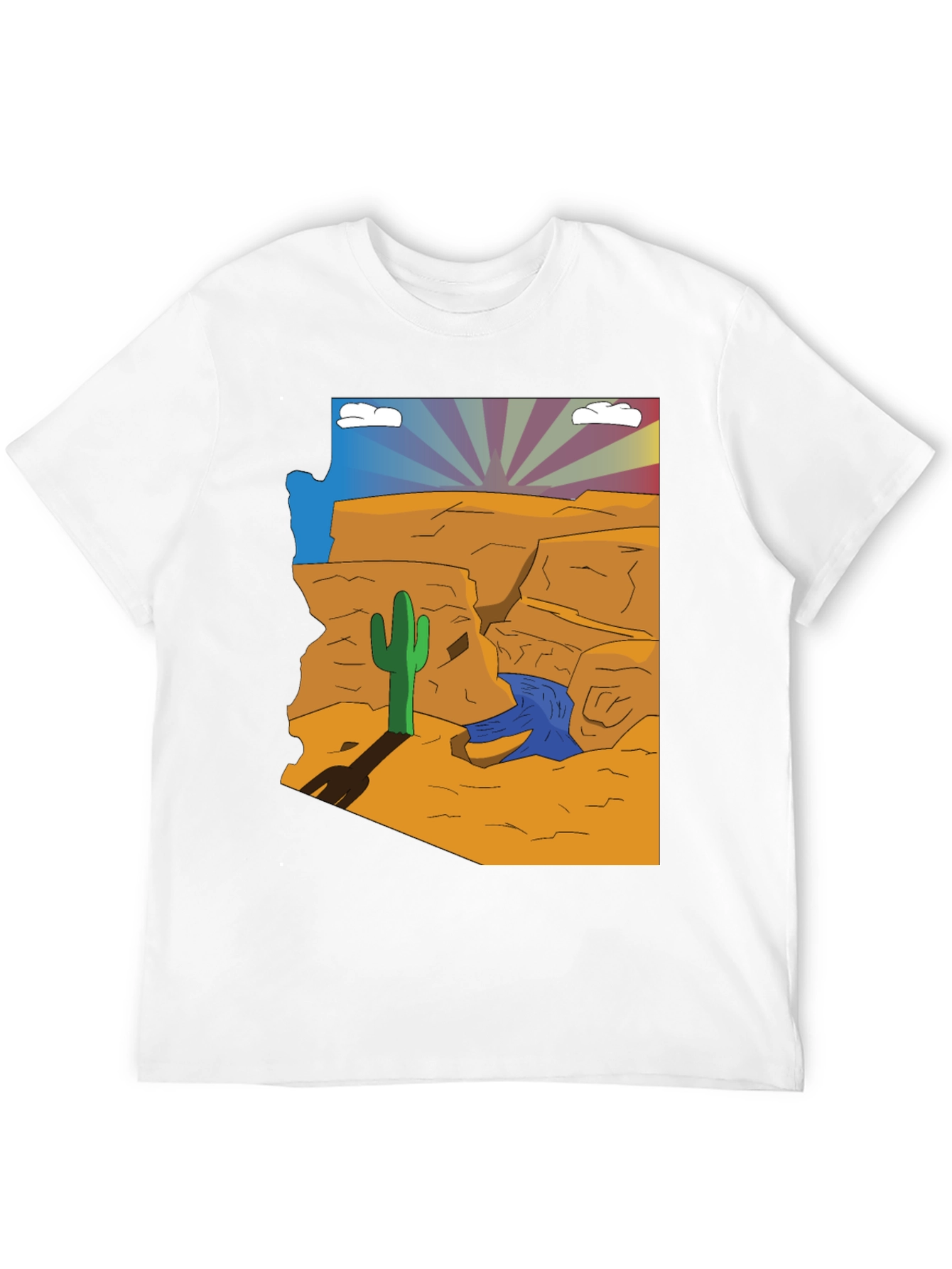 Arizona Desert Scene Graphic Tee