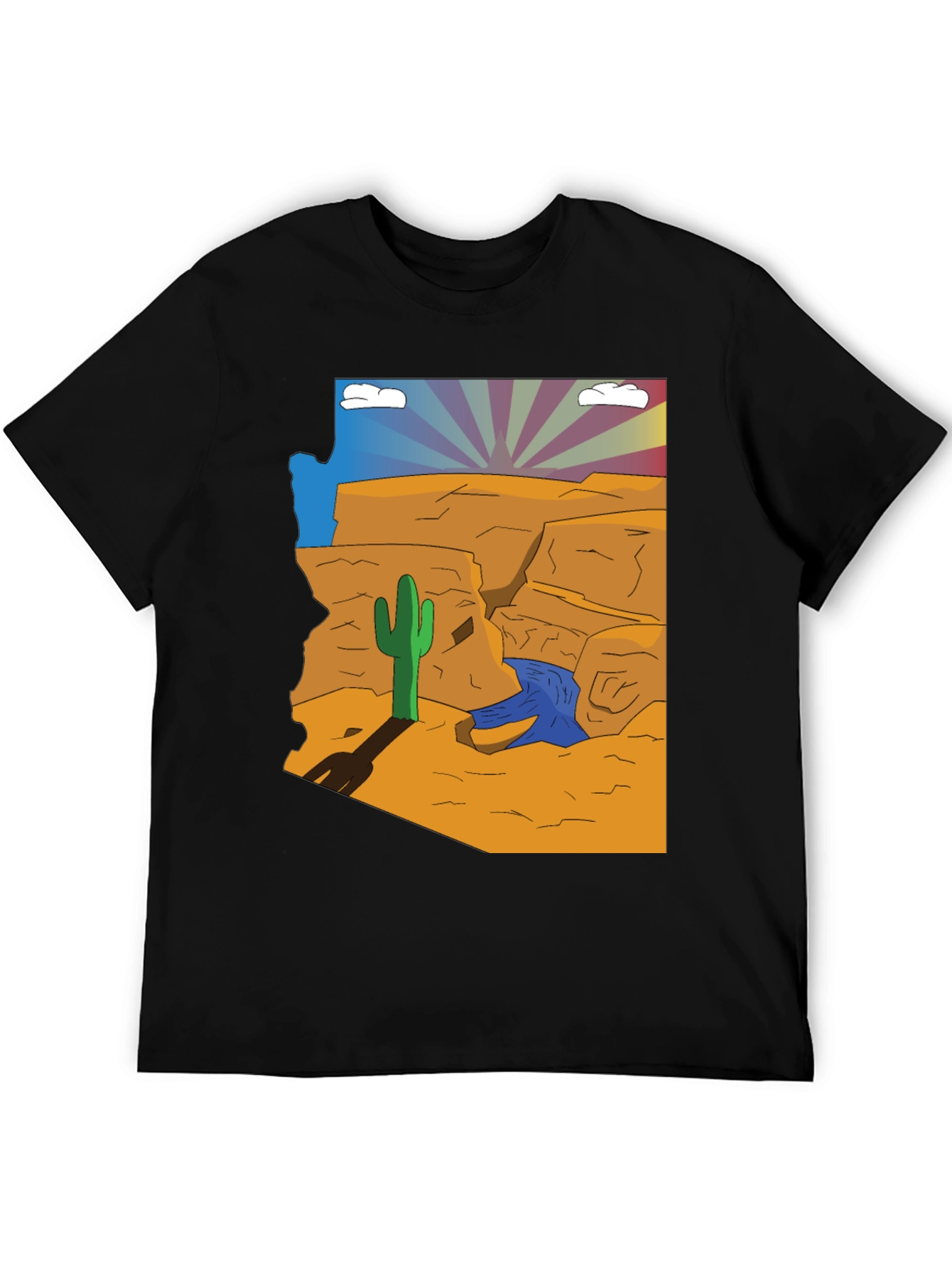 Arizona Desert Scene Graphic Tee
