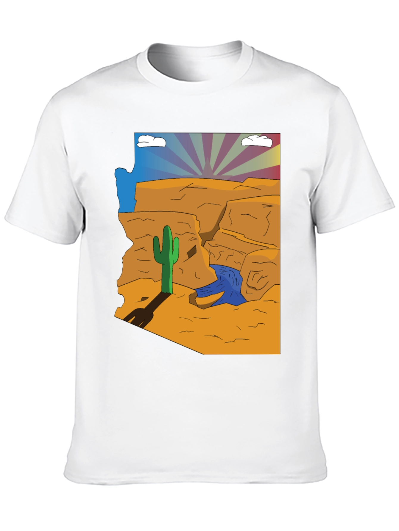 Arizona Desert Scene Graphic Tee