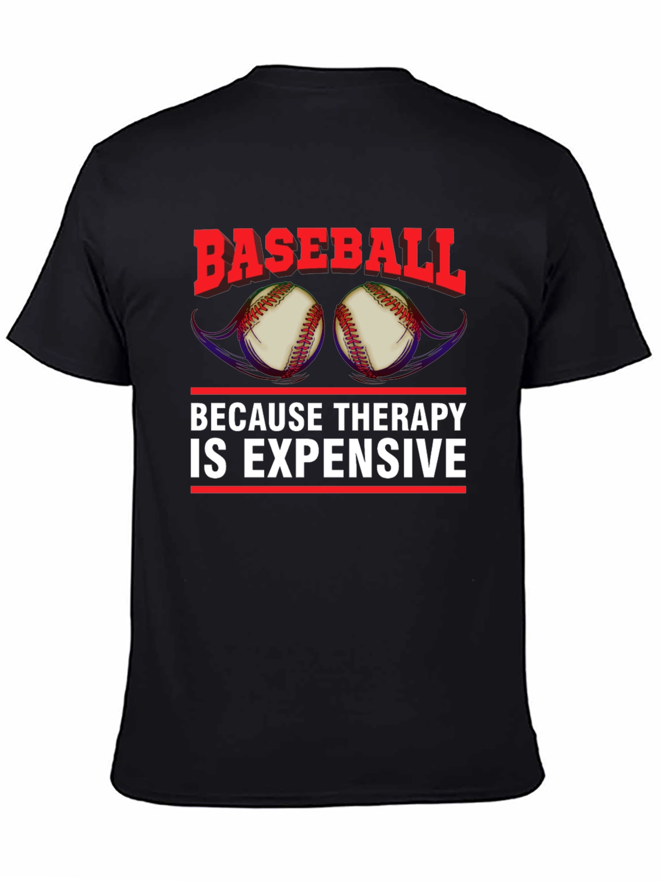 Baseball Therapy Graphic Tee