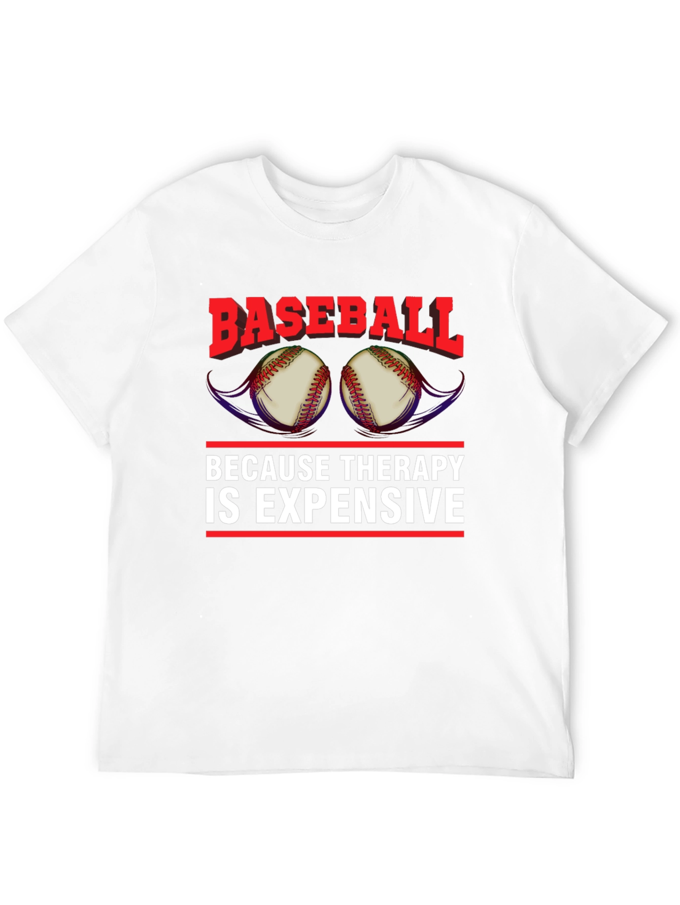 Baseball Therapy Graphic Tee