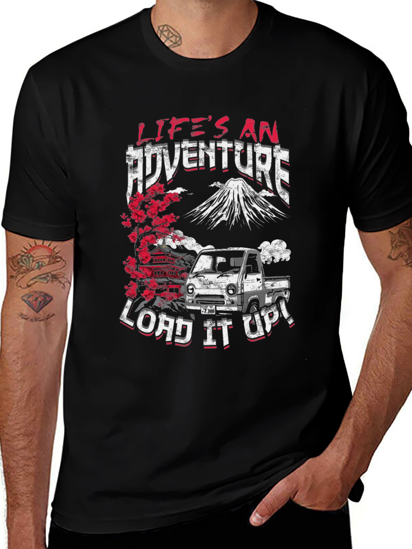 Lifes An Adventure Graphic Tee - Load It Up!