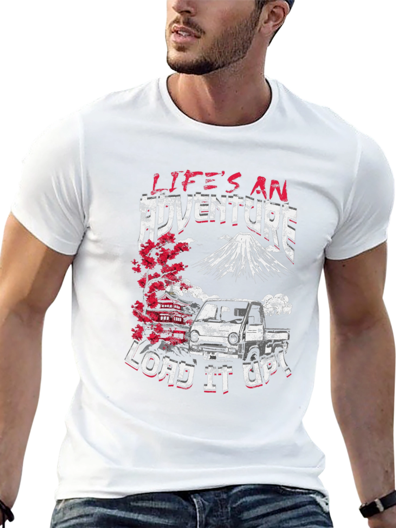 Lifes An Adventure Graphic Tee - Load It Up!