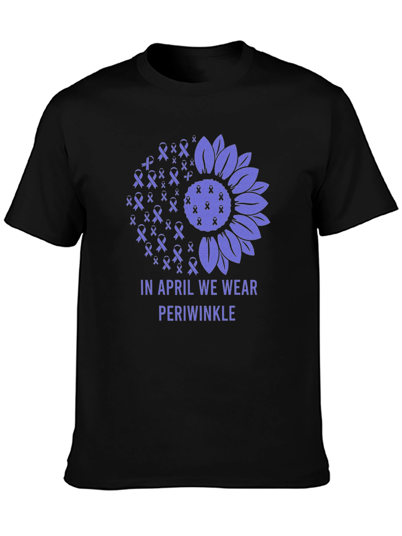 Periwinkle Awareness T-Shirt: In April We Wear