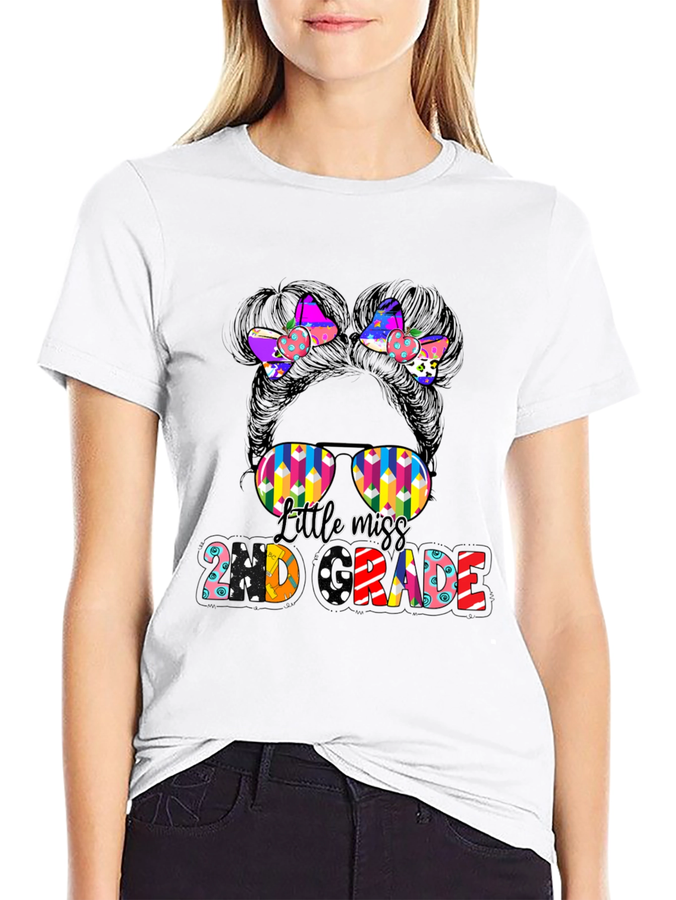 Little Miss 2nd Grade Teacher T-Shirt