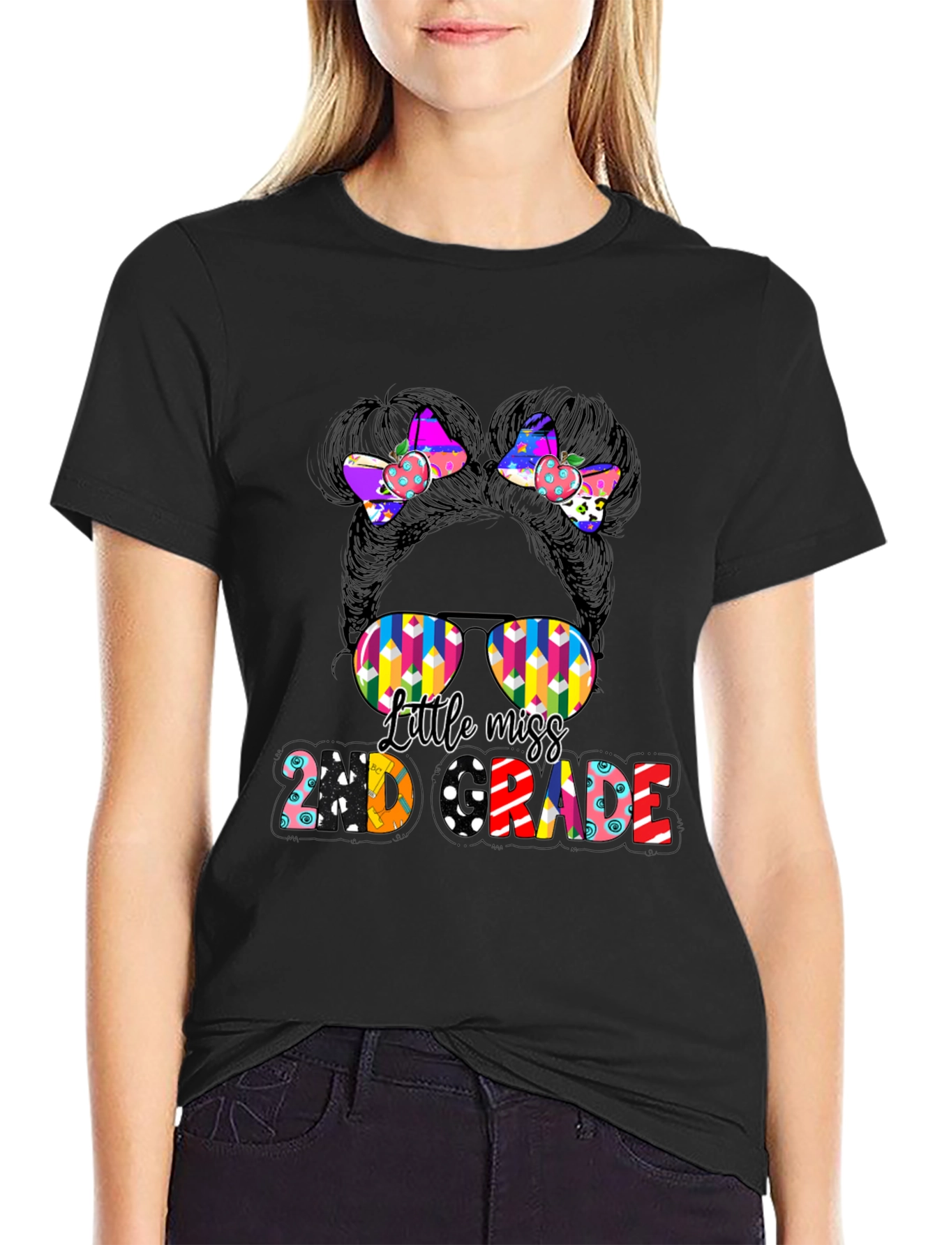 Little Miss 2nd Grade Teacher T-Shirt