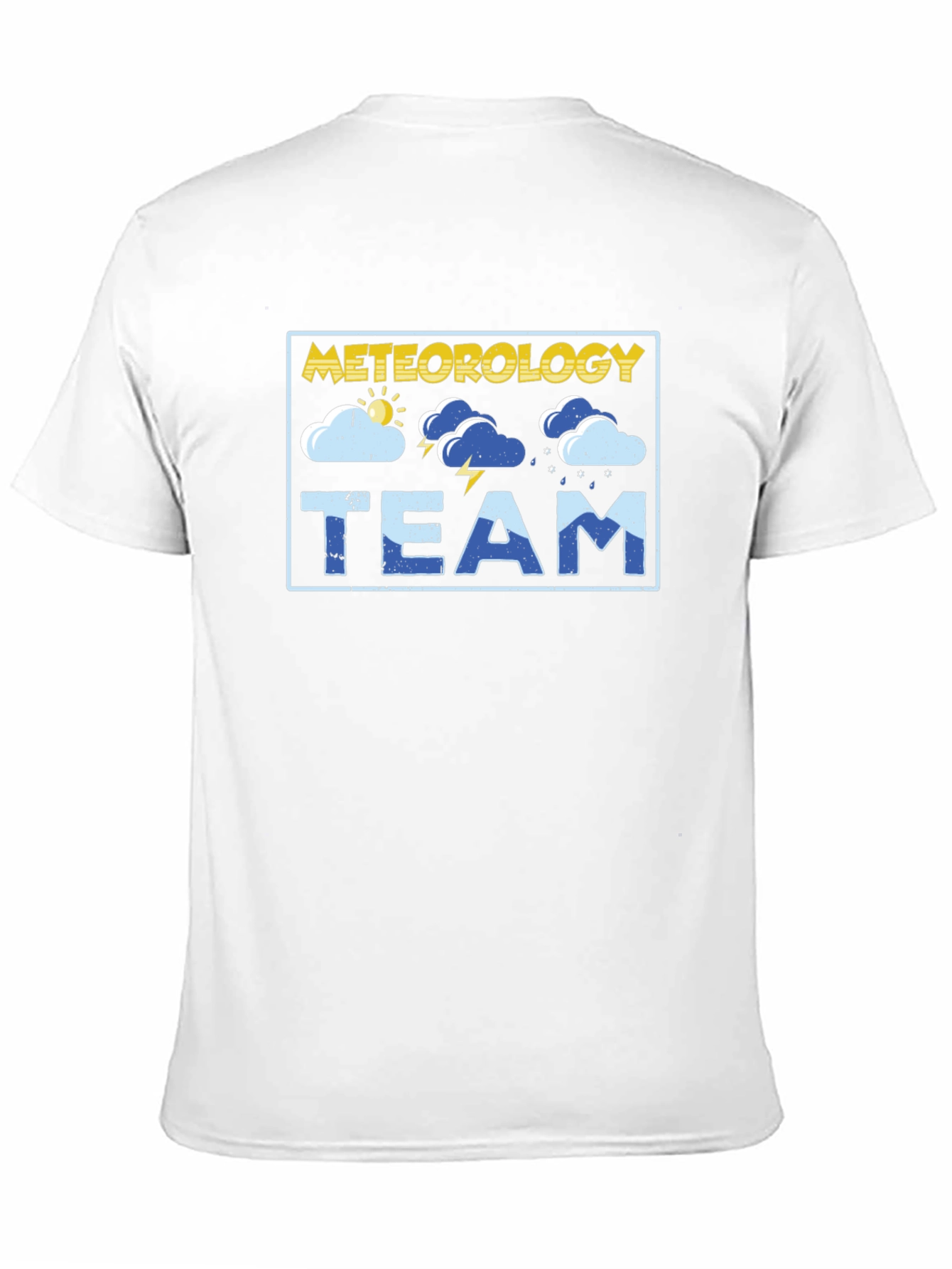 Meteorology Team Black T-Shirt Weather Design