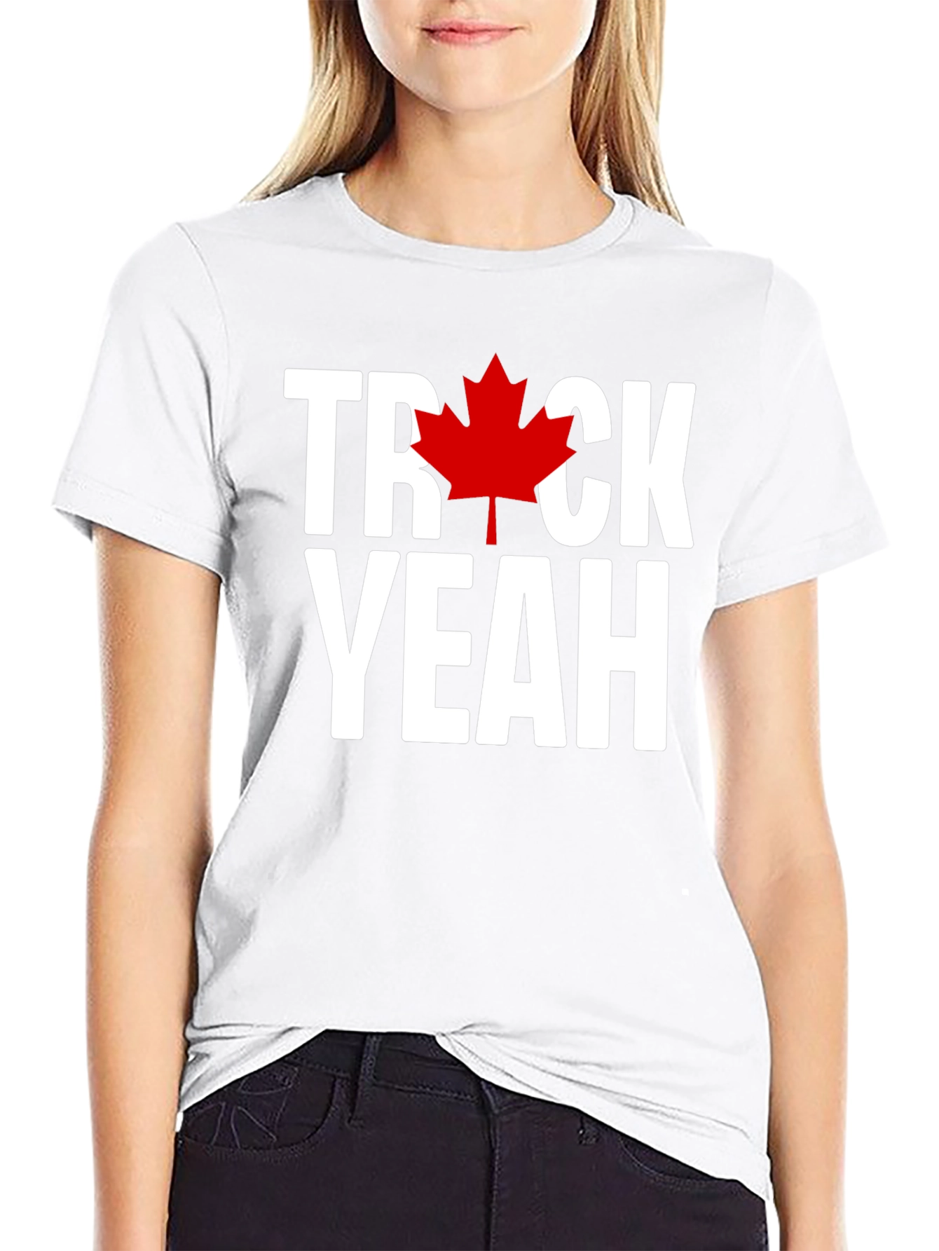 Canadian Pride T-Shirt: Truck Yeah Maple Leaf Tee